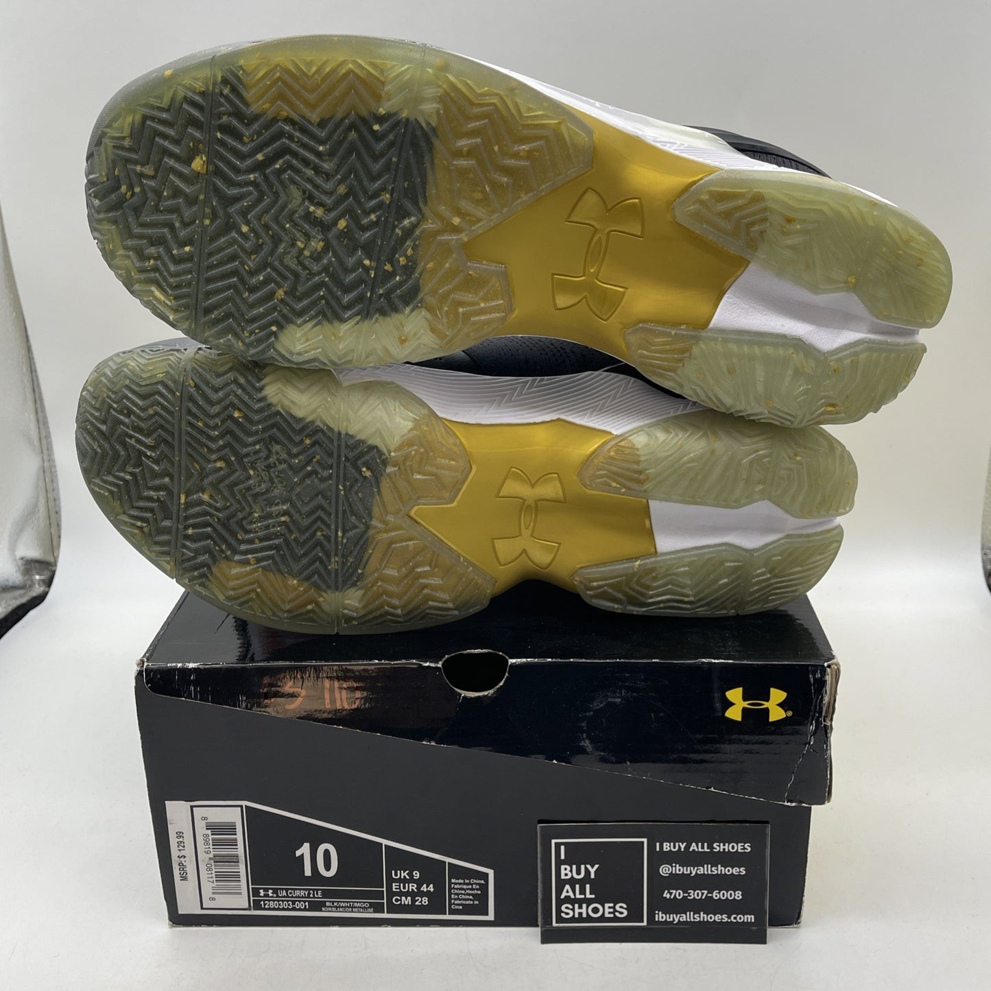 Size 10 - Under Armour Curry 2 Elite (1280303-001)