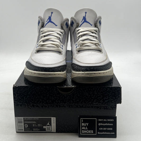 Size 9 - Air Jordan 3 Retro Mid Racer Blue (CT8532-145)