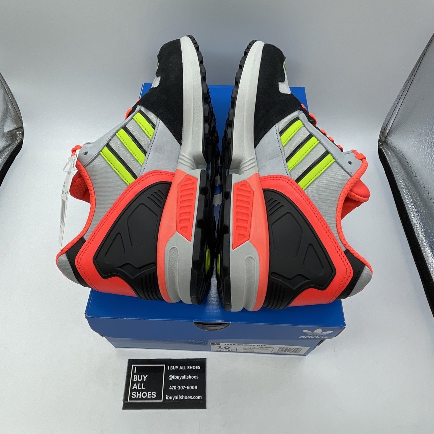 Size 10 - adidas IRAK x ZX 8000 GTX A-ZX Series Orange (FX0371)