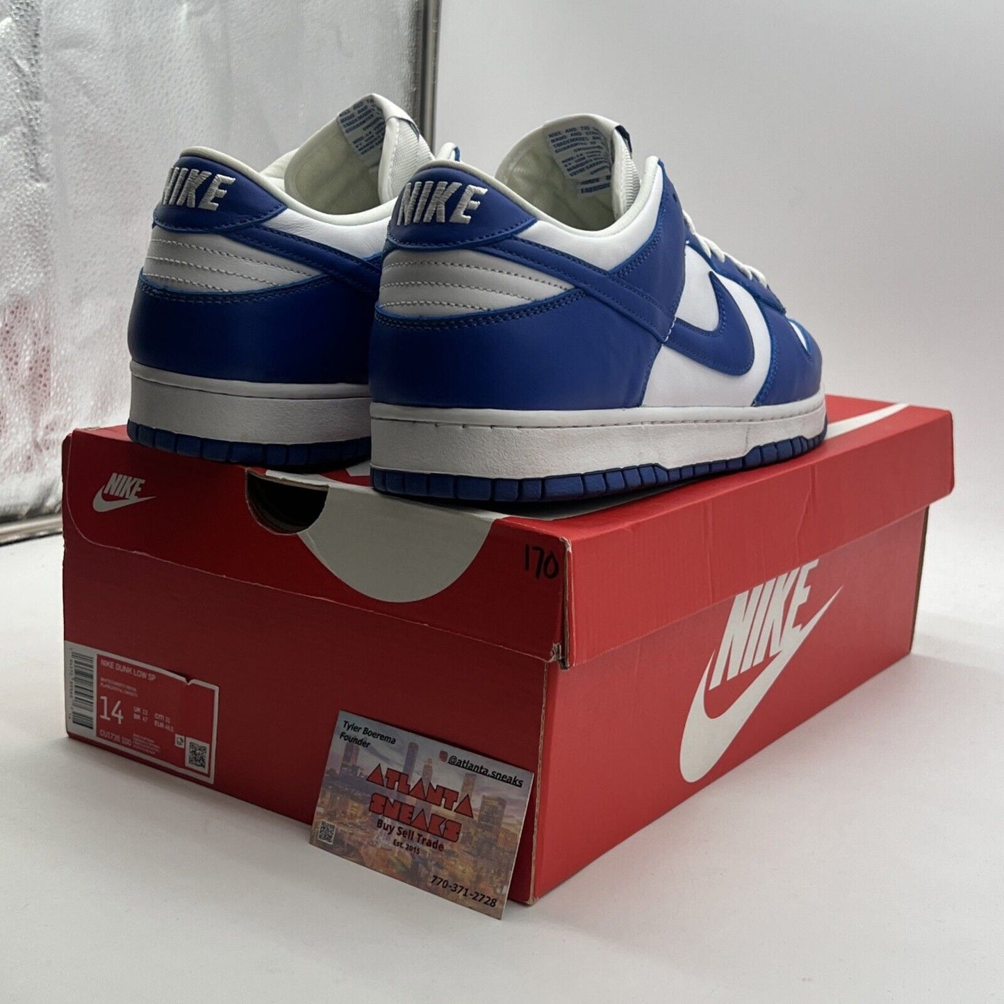 Size 14 - Nike Dunk Low Retro SP Kentucky 2020 (CU1726-100)