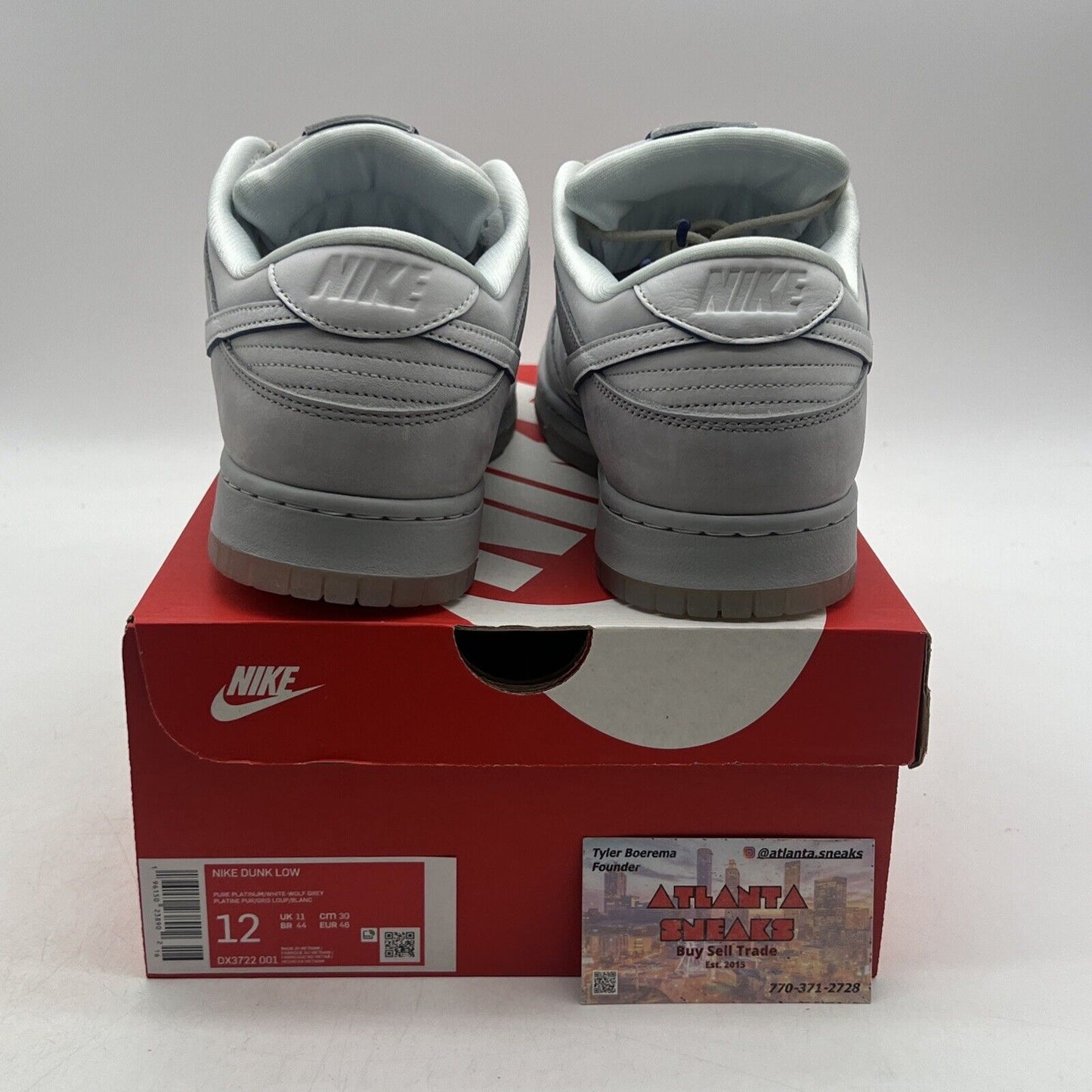 Size 12 - Nike Dunk Low Wolf Grey Pure Platinum (DX3722-001)