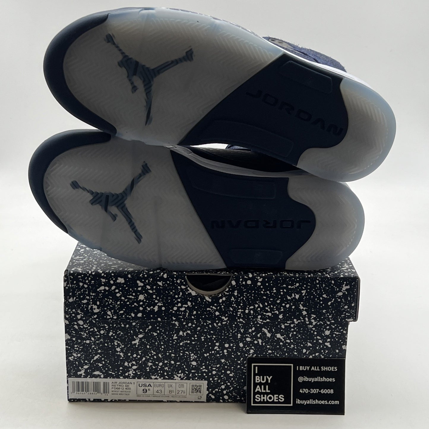 Size 9.5 - Air Jordan 5 Retro SE Midnight Navy (FD6812-400)