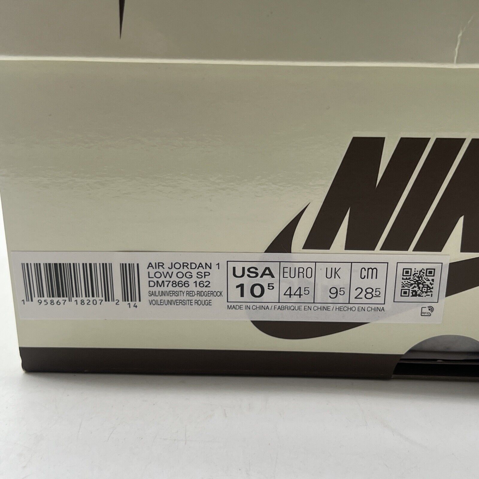 Size 10.5 - Air Jordan 1 Low OG x Travis Scott Reverse Mocha (DM7866-162)