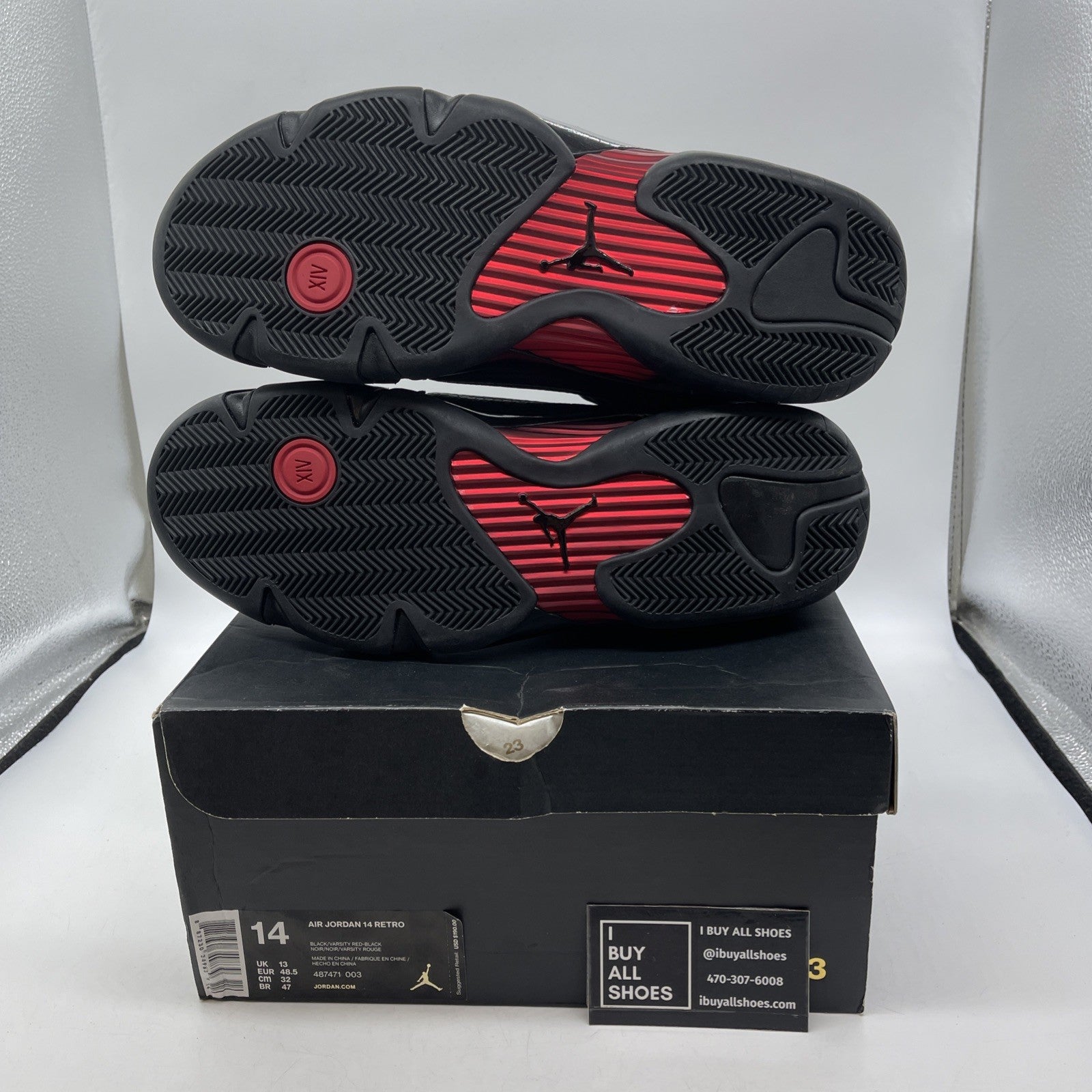 Size 14 - Air Jordan 14 Retro 2018 Last Shot (487471-003)