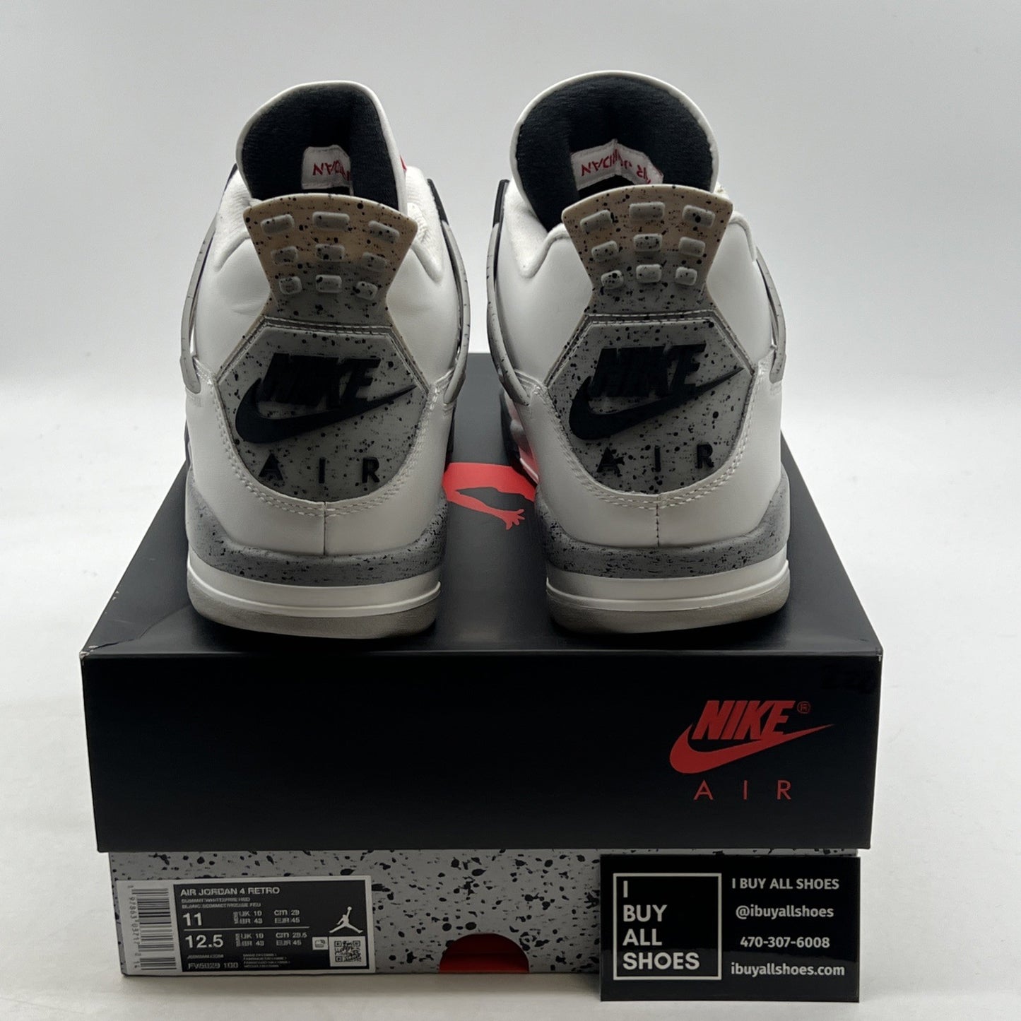 Size 11 - Air Jordan 4 Retro OG Mid White Cement (FV5029-100)