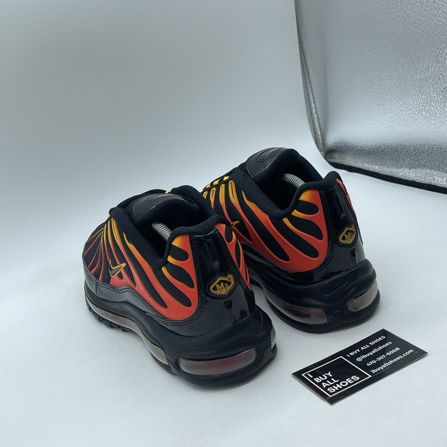 Size 10.5 - Nike Air Max 97 Plus Shock Orange Black Red Orange (AH8144-002)