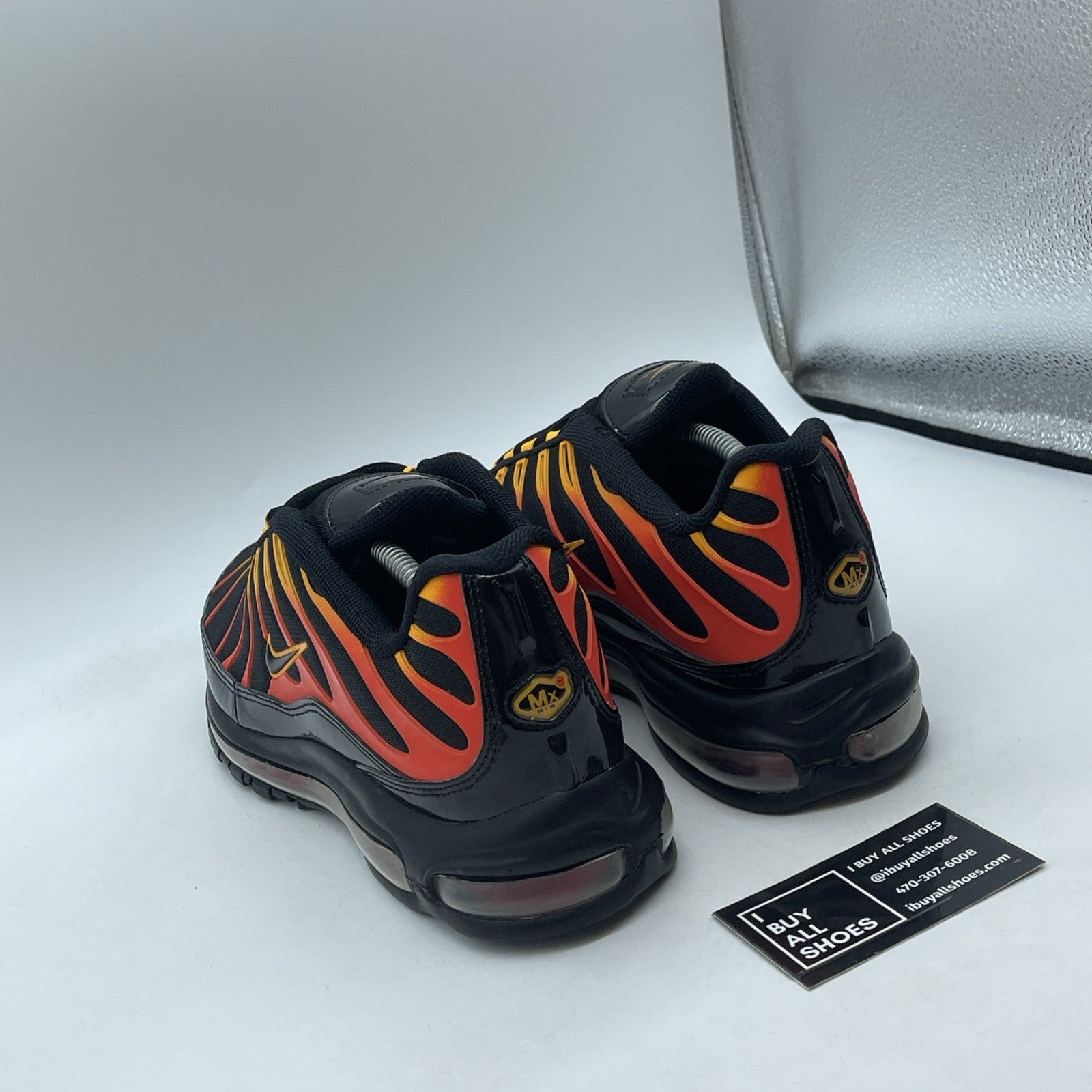 Size 10.5 - Nike Air Max 97 Plus Shock Orange Black Red Orange (AH8144-002)