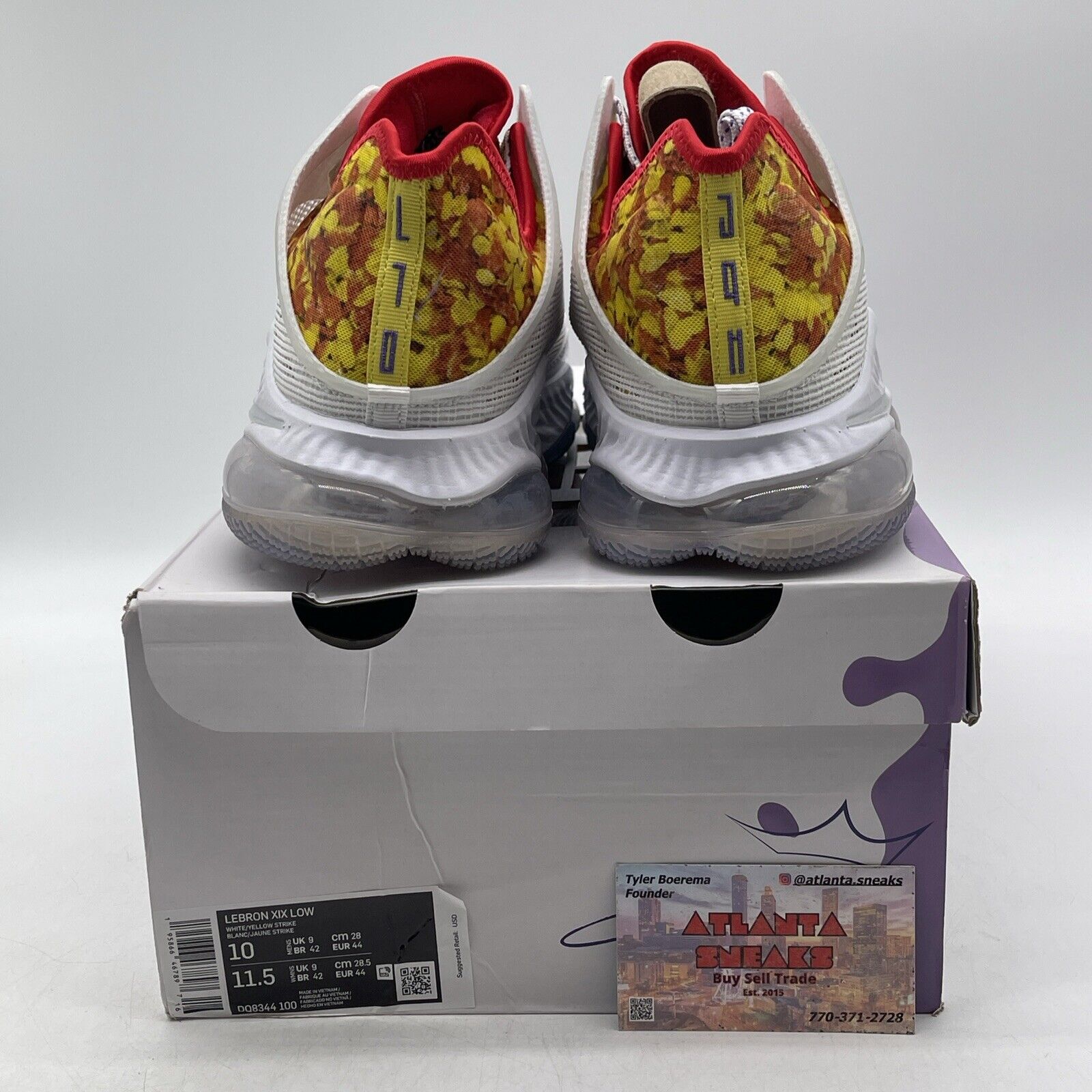 Size 10 - Nike Flintstone x LeBron 19 Low Magic Fruity Pebbles (DQ8344-100)