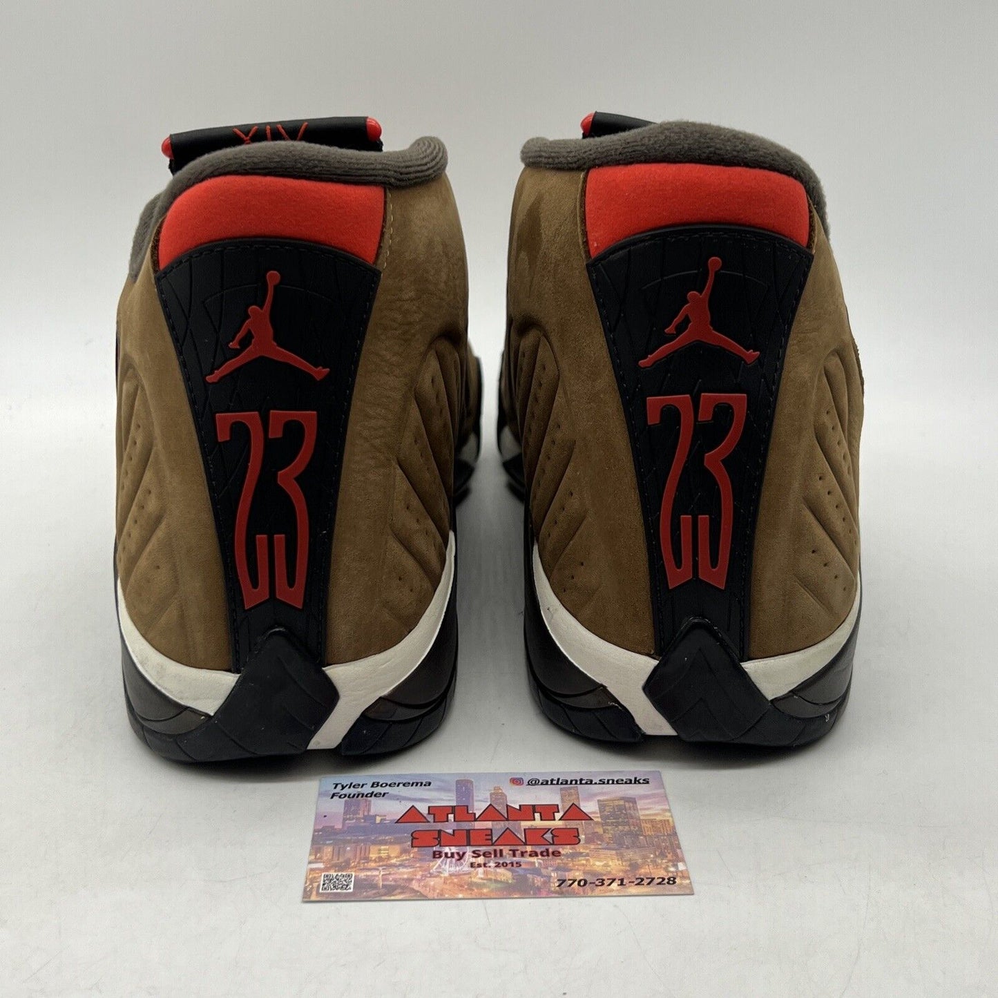 Size 14 - Air Jordan 14 Retro Winterized Red Black White Suede (DO9406-200)