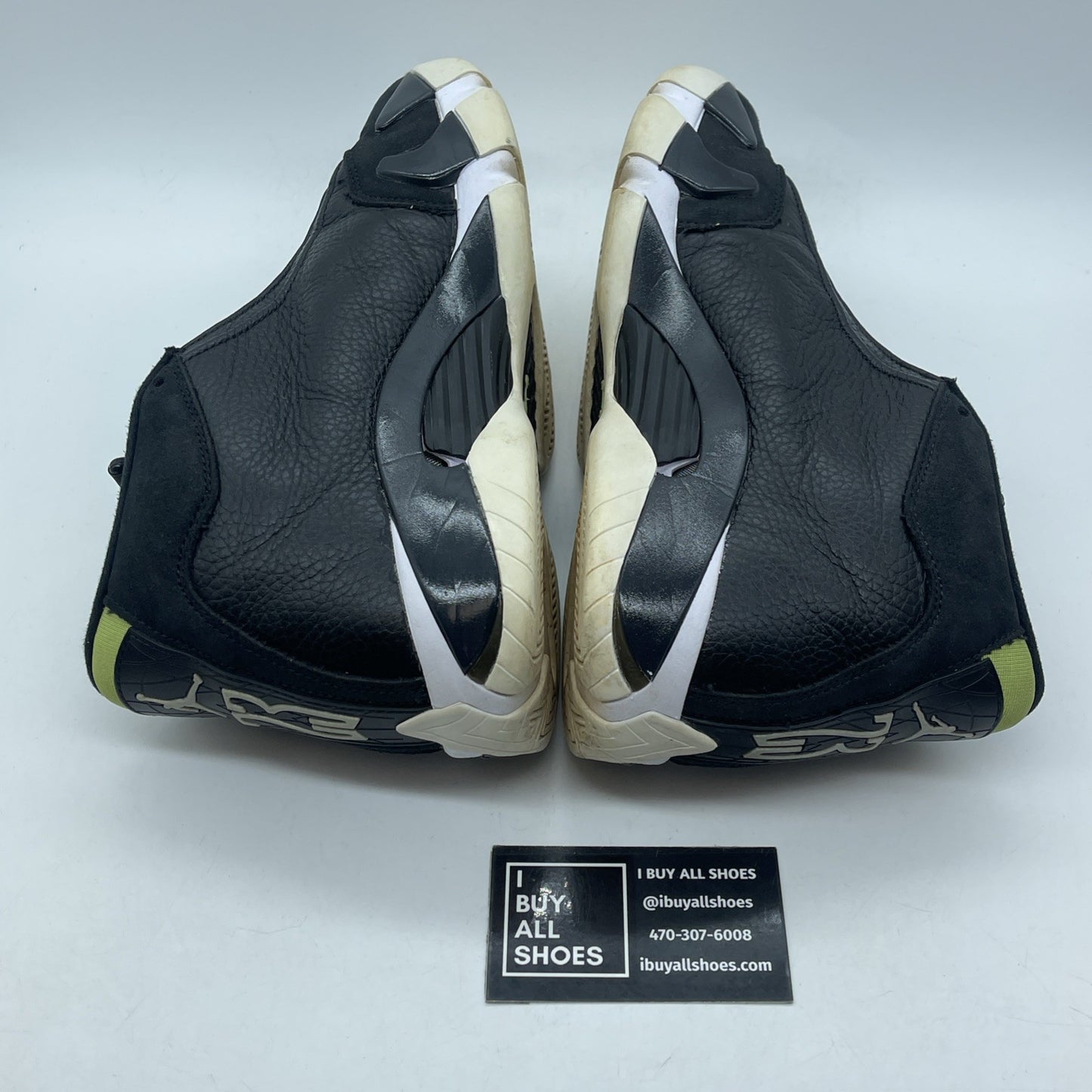 Size 8.5 - Air Jordan 14 Retro 2016 Indiglo Black Suede Leather (487471-005)