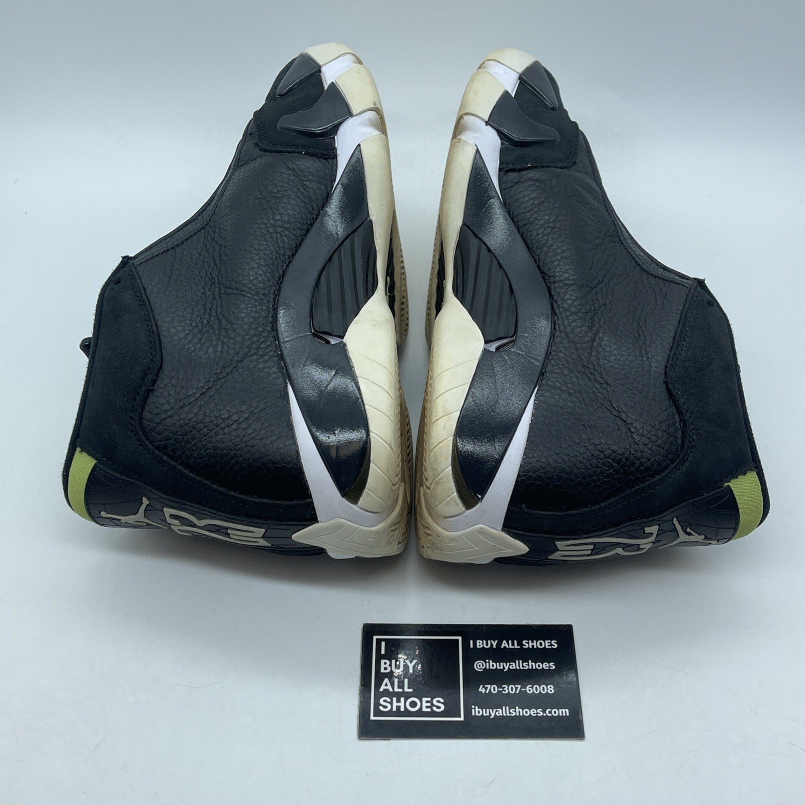 Size 8.5 - Air Jordan 14 Retro 2016 Indiglo Black Suede Leather (487471-005)