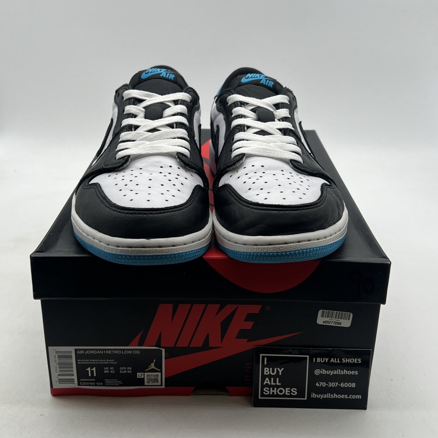 Size 11 - Air Jordan 1 Retro OG Low UNC (CZ0790-104)
