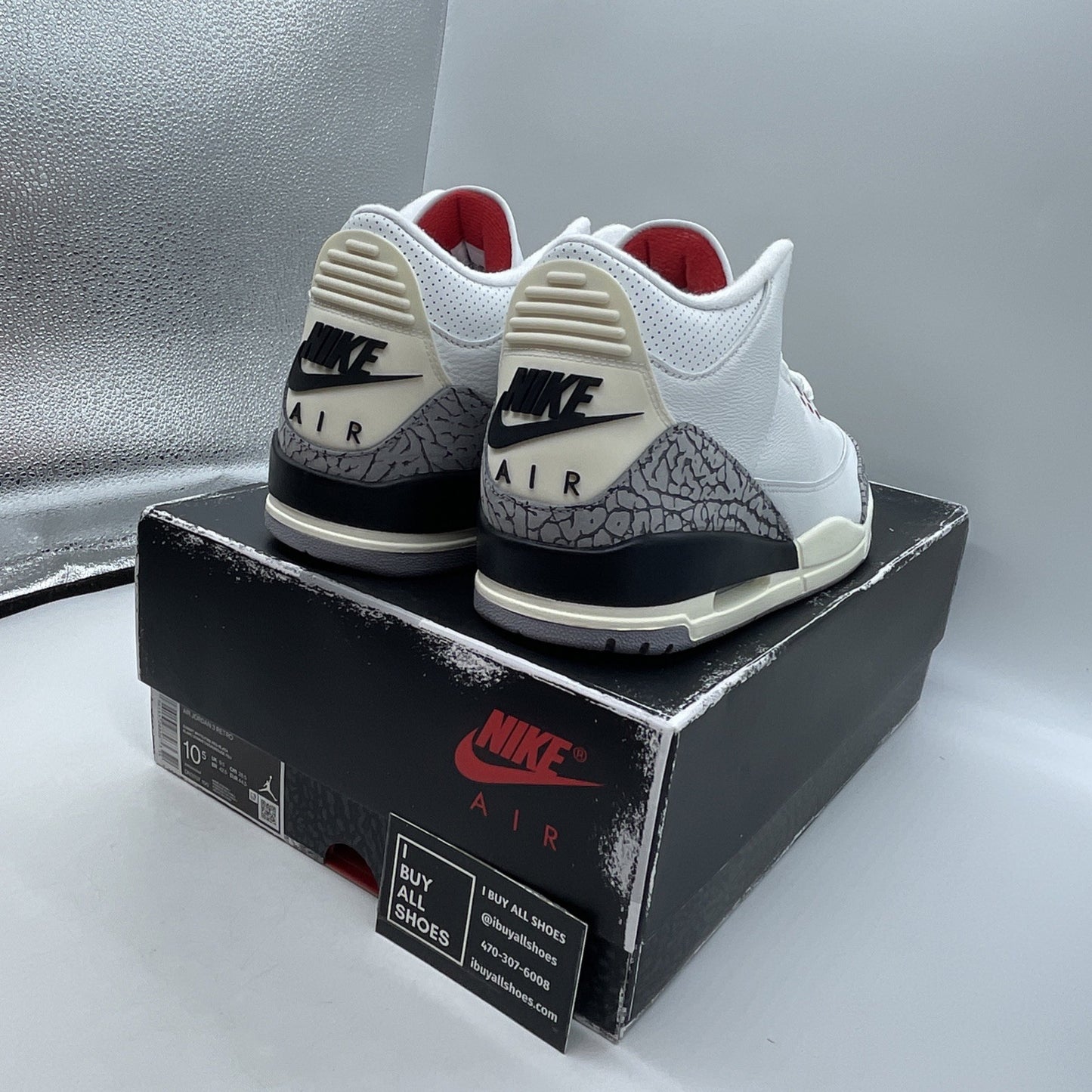 Size 10.5 - Air Jordan 3 Retro Mid White Cement Reimagined (DN3707-100)