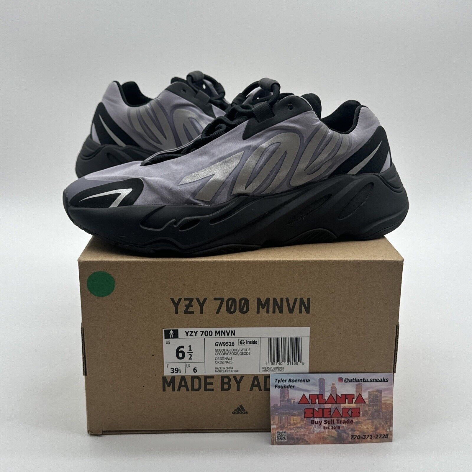 Size 6.5 - adidas Yeezy Boost 700 MNVN Geode Lilac Purple Boost Kanye West Yeeee