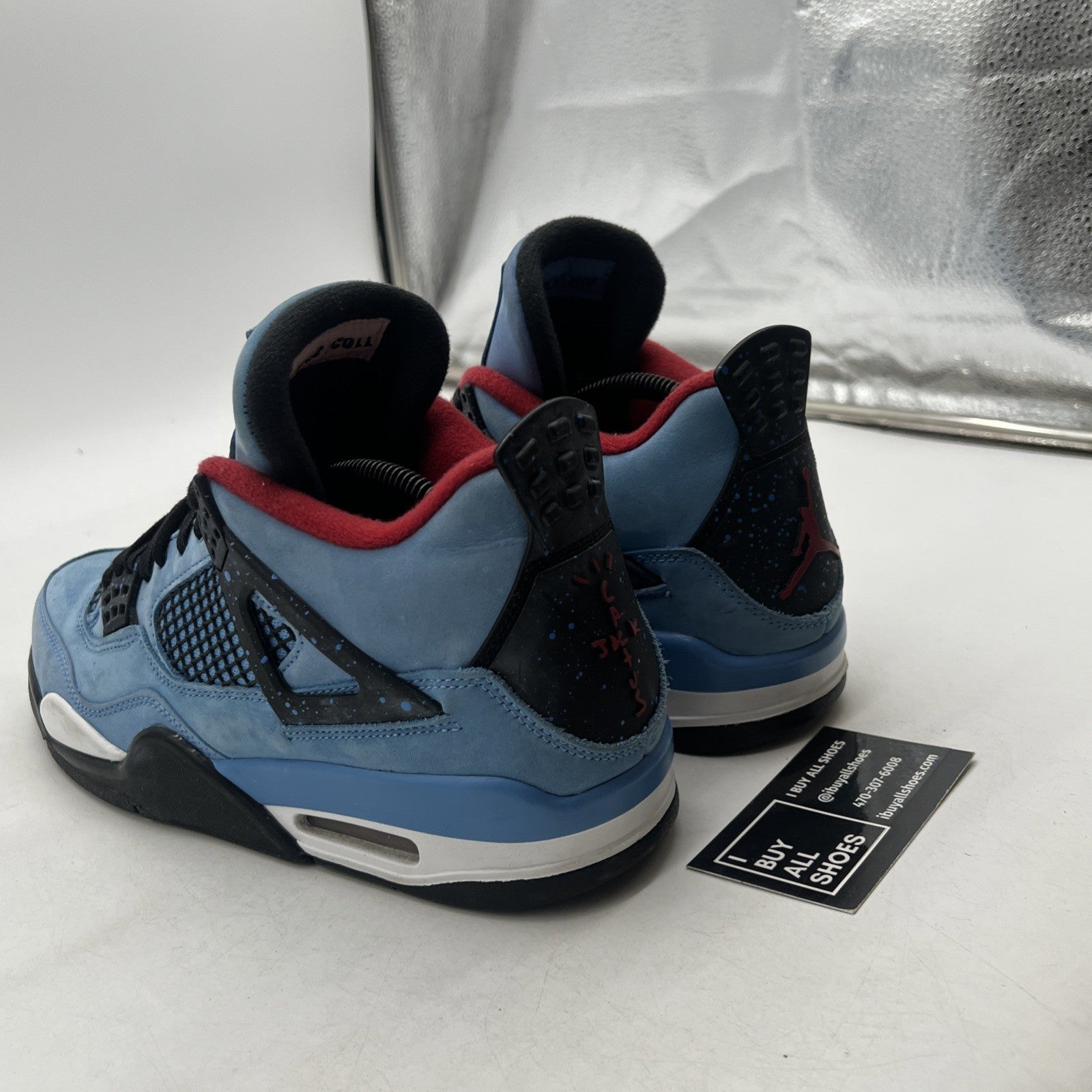 Size 9 - Air Jordan 4 Retro x Travis Scott Mid Cactus Jack (308497-406)