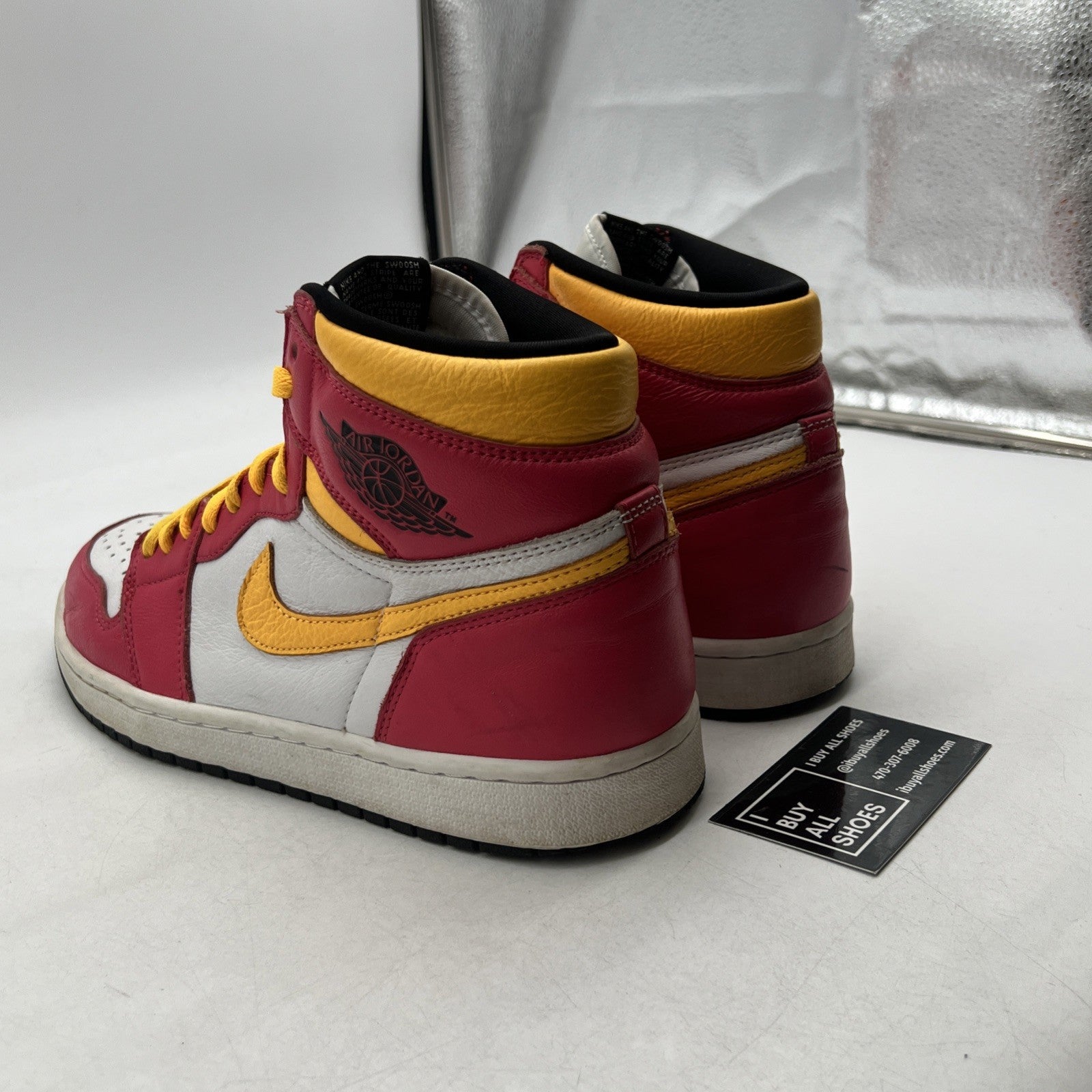 Size 10 - Air Jordan 1 Retro High OG Light Fusion Red 2021 (555088-603)