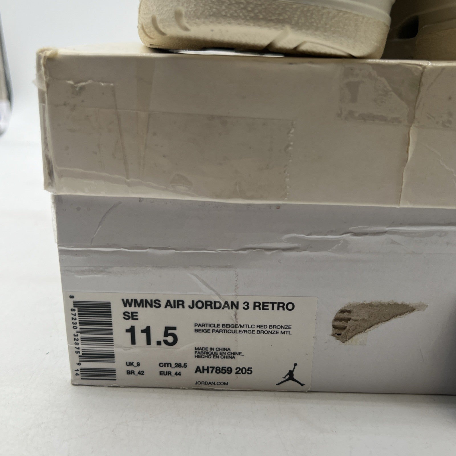 Size 11.5 - Air Jordan 3 SE Particle Beige W (AH7859-205)
