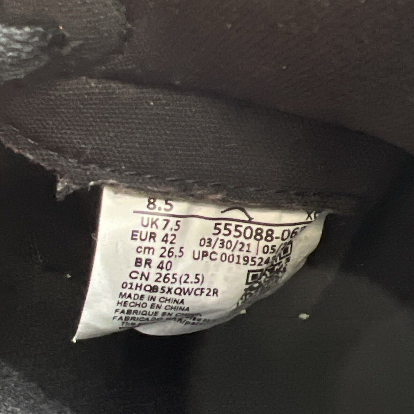 Size 8.5 - Air Jordan 1 Retro OG High Patent Bred (555088-063)