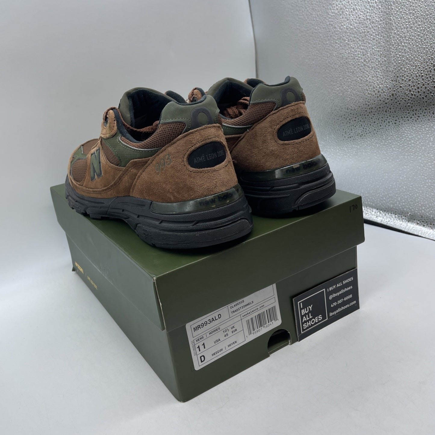 Size 11 - Aimé Leon Dore x New Balance 993 Made in USA Beef &Broccoli (MR993ALD)