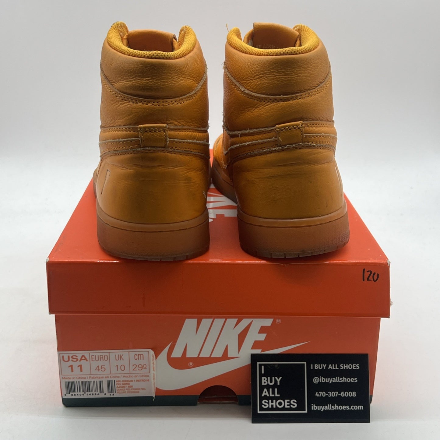 Size 11 - Air Jordan 1 Retro OG G8RD High Orange Peel (AJ5997-880)