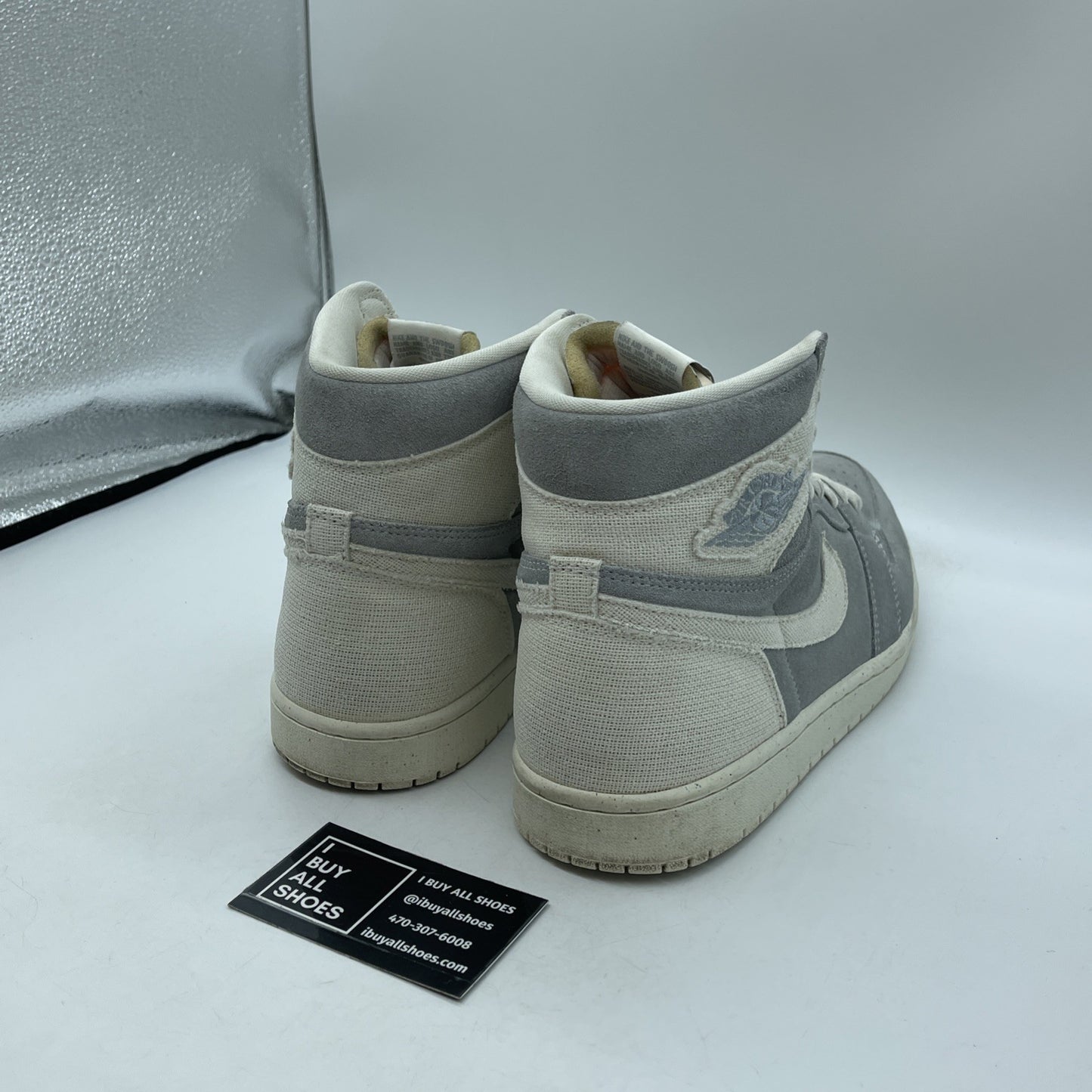 Size 11 - Air Jordan 1 Retro OG Craft High Ivory Grey Suede (FD8636-011)