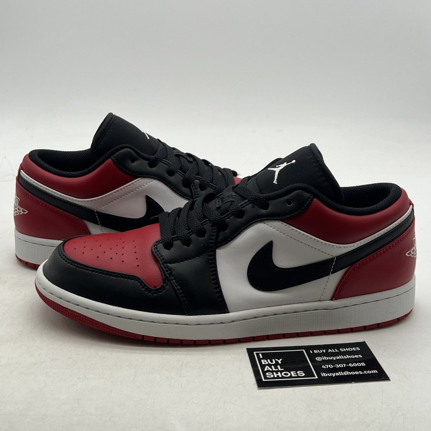 Size 11 - Air Jordan 1 Low Bred Toe (553558-612)