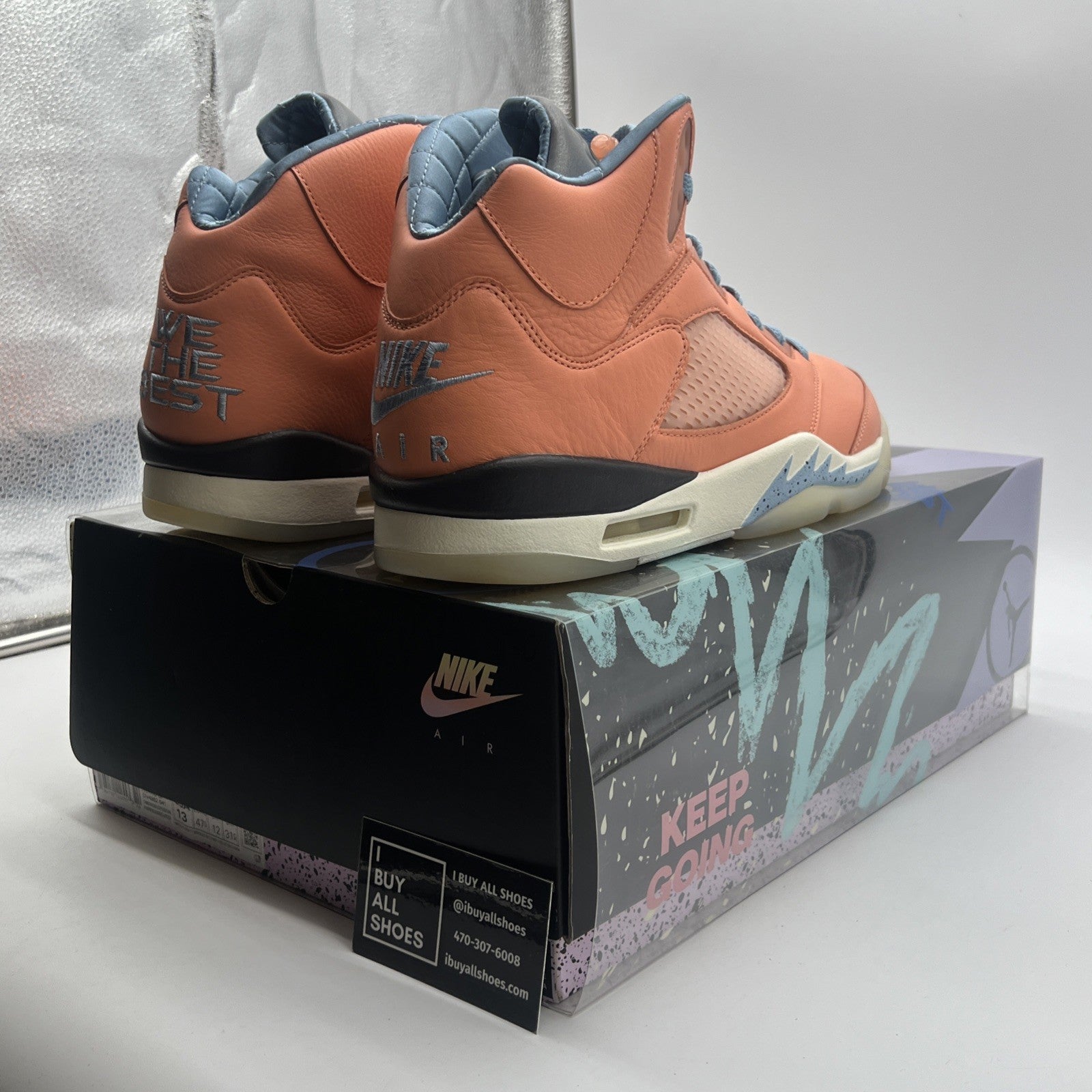 Size 13 - Jordan 5 Retro x DJ Khaled Mid We The Best -Crimson Bliss (DV4982-641)