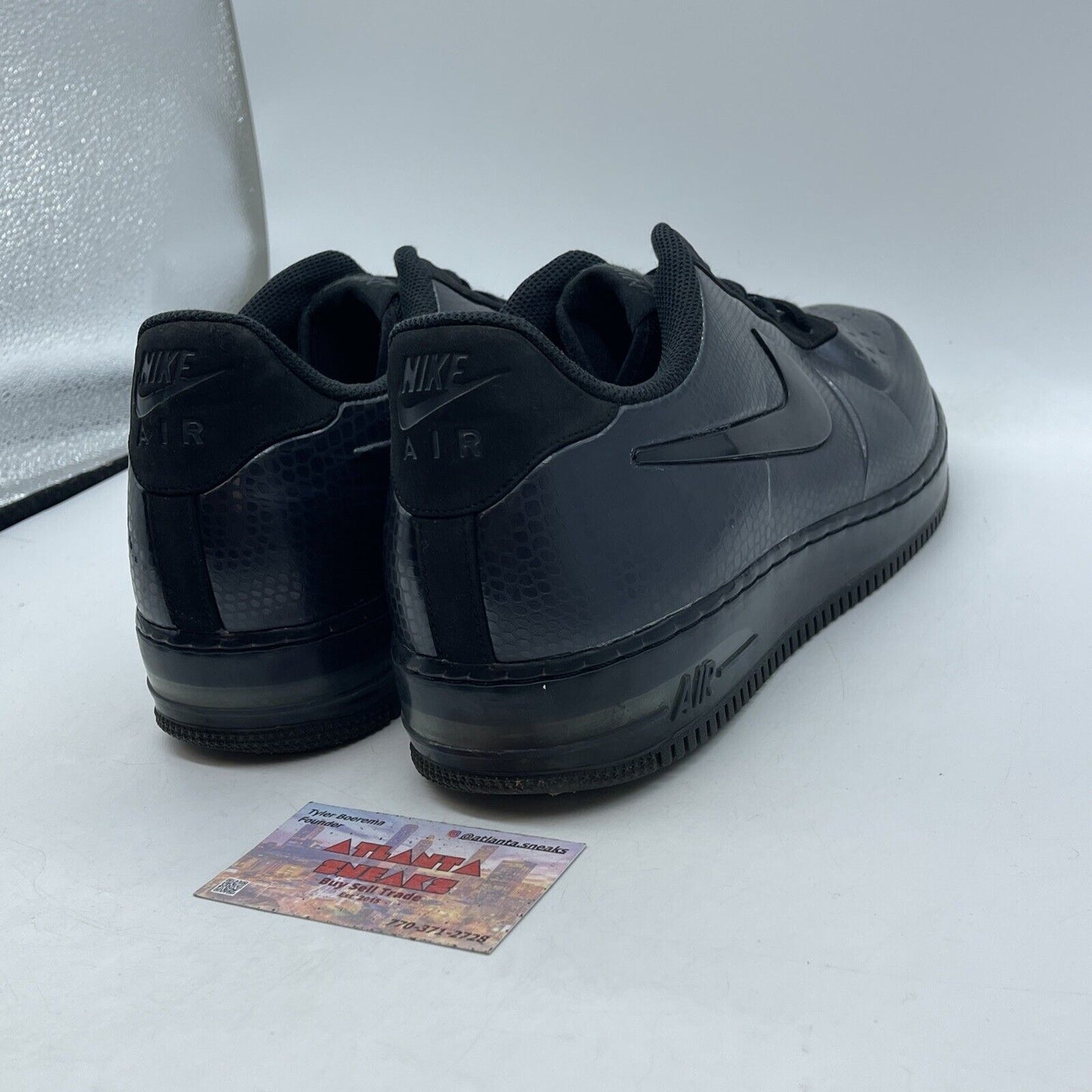 Size 13 - Nike Air Force 1 Foamposite Pro Low Black Snake (532461-002)