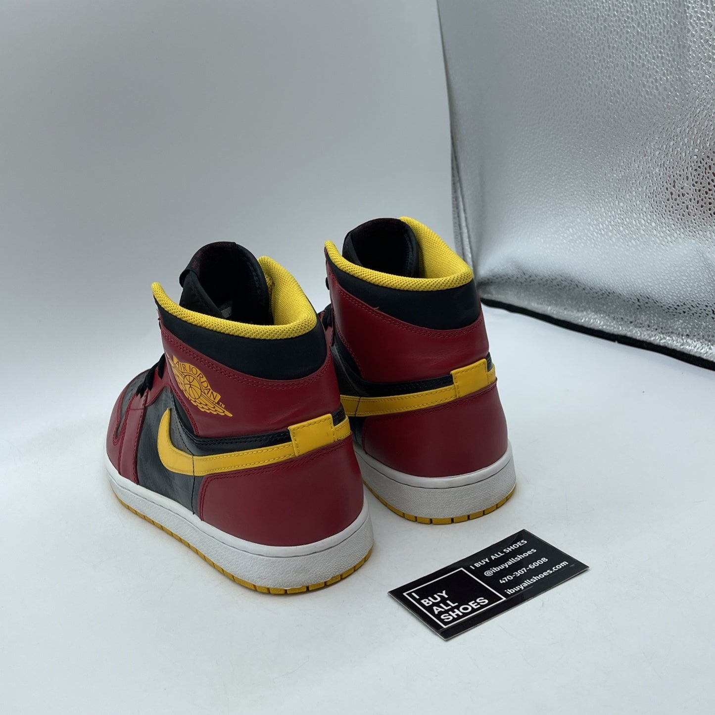 Size 9.5 - Air Jordan 1 Retro OG High Highlight Reel Red Leather (555088-017)