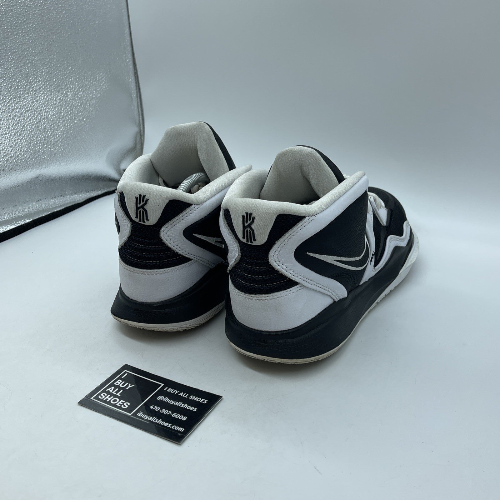 Size 11 - Nike Kyrie Infinity TB Black White Leather Suede (DO9616-002)