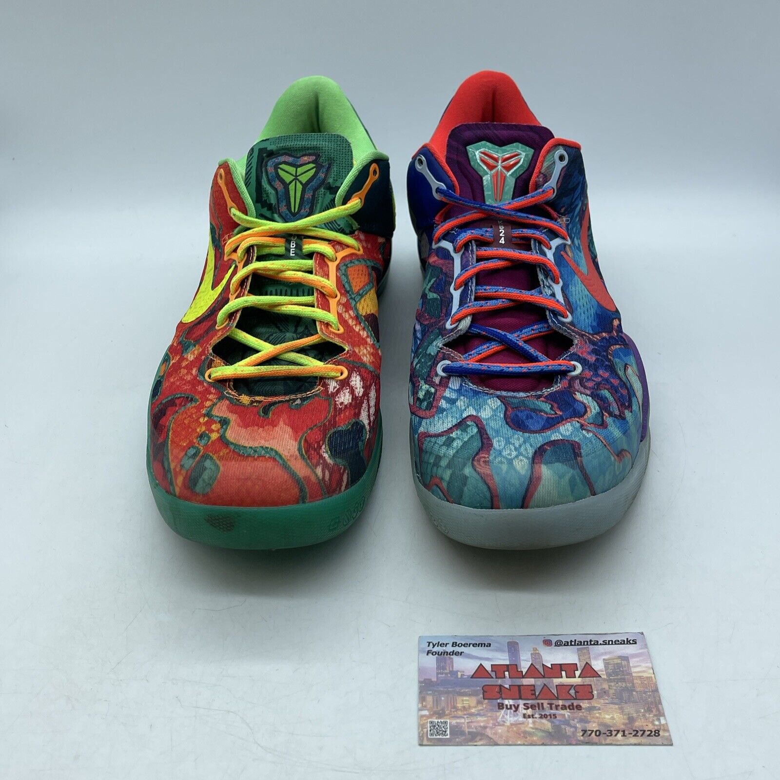 Size 13 - Nike Kobe 8 Premium What The Kobe Blue Pink Purple (635438-800)