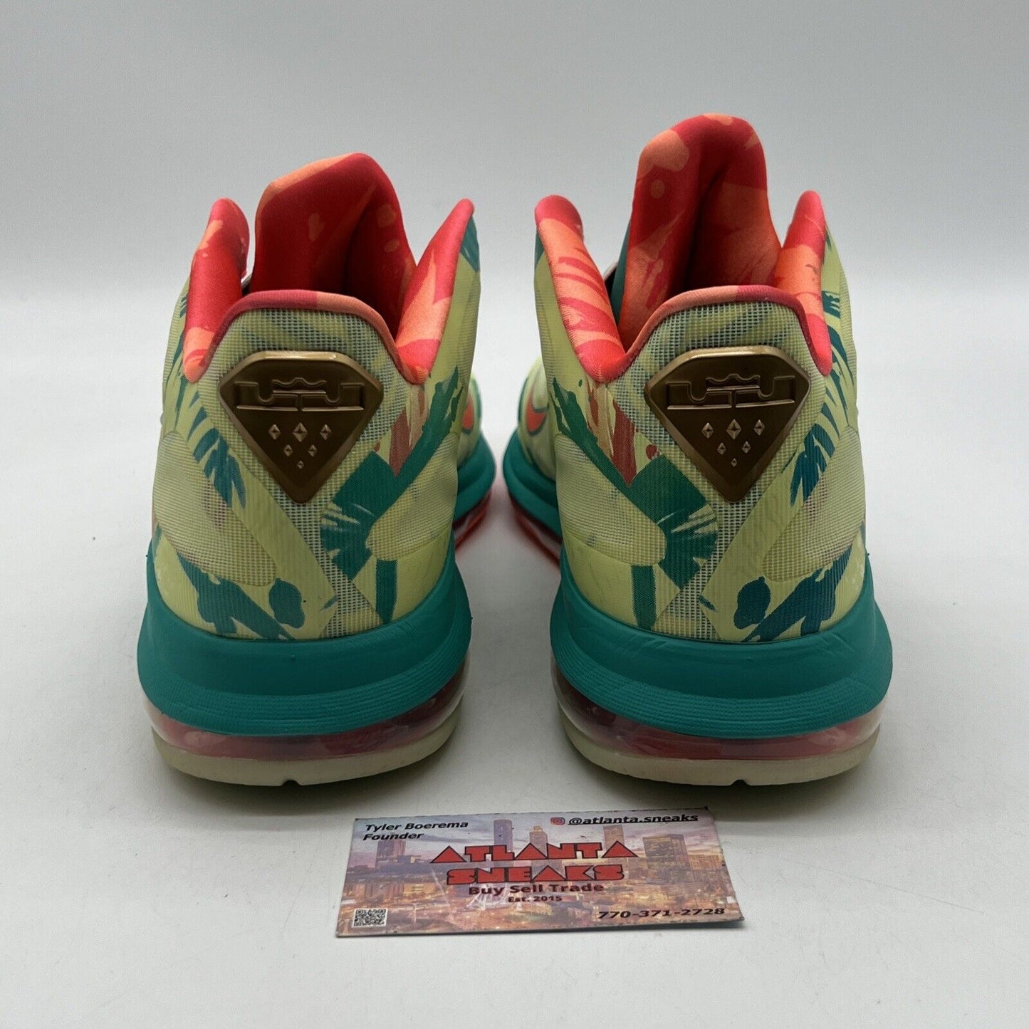 Size 11.5 - Nike LeBron 9 Low LeBronold Palmer Green Orange (DO9355-300)