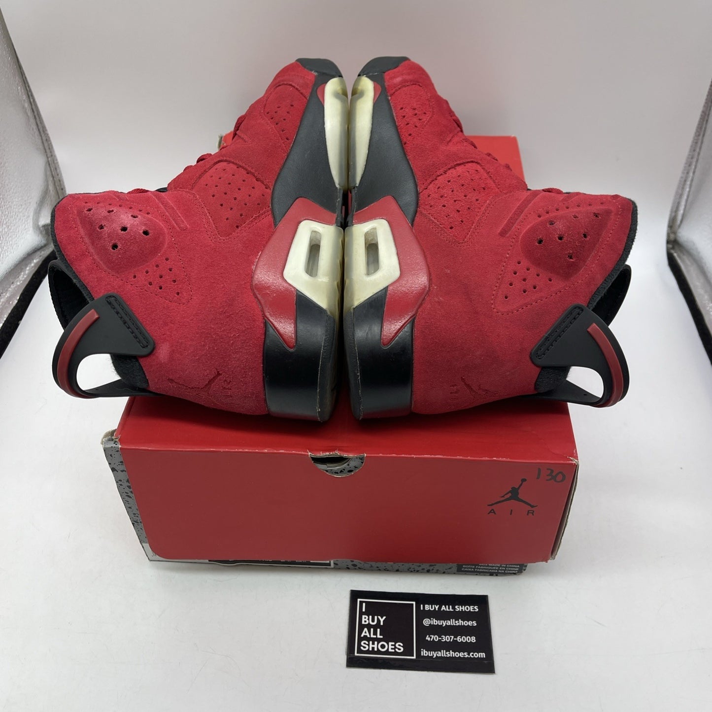Size 10 - Air Jordan 6 Retro Toro Bravo Red Black Suede (CT8529-600)