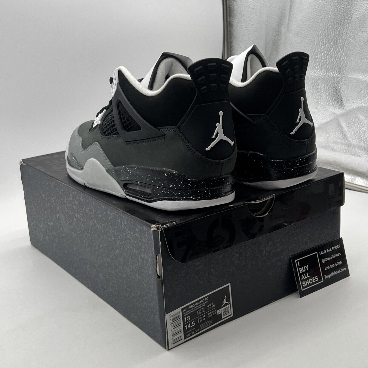 Size 13 - Air Jordan 4 Retro 2024 Fear (FQ8138-002)