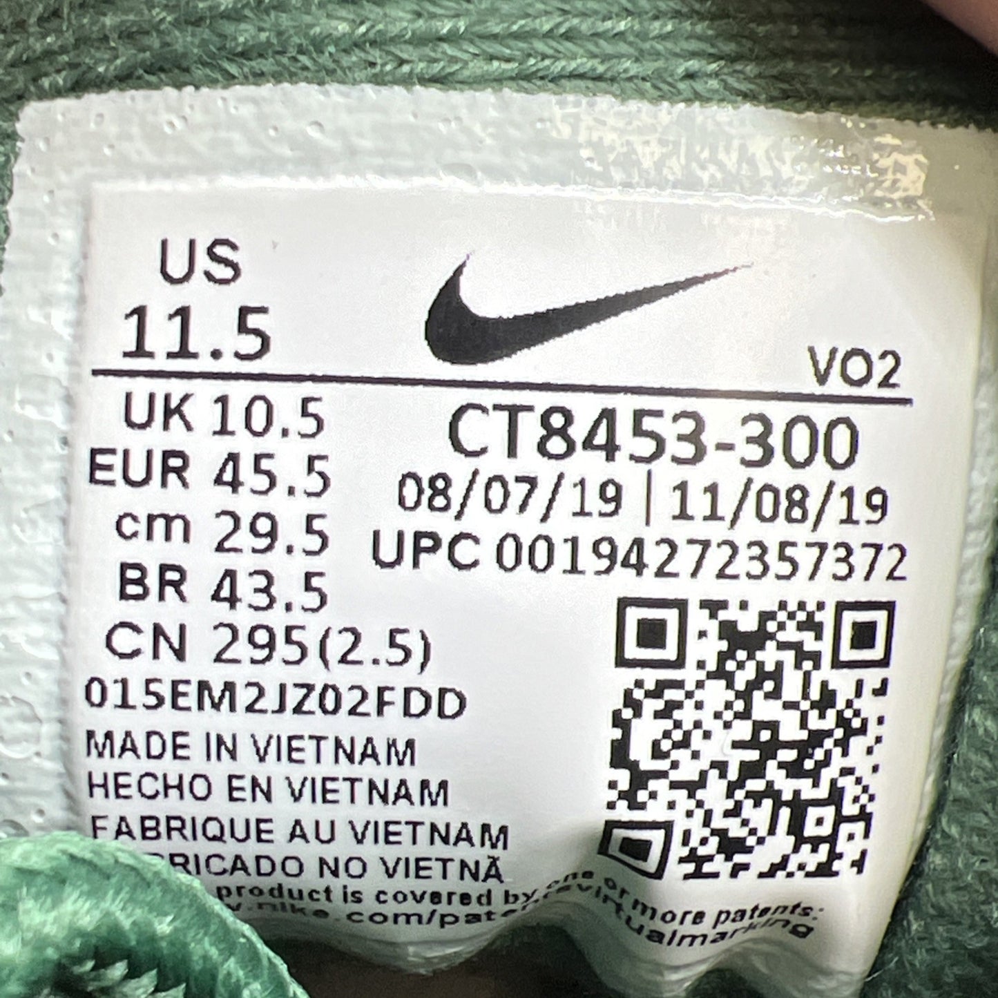 Size 11.5 - Nike Air Barrage Mid Super Bowl LIV (CT8453-300)