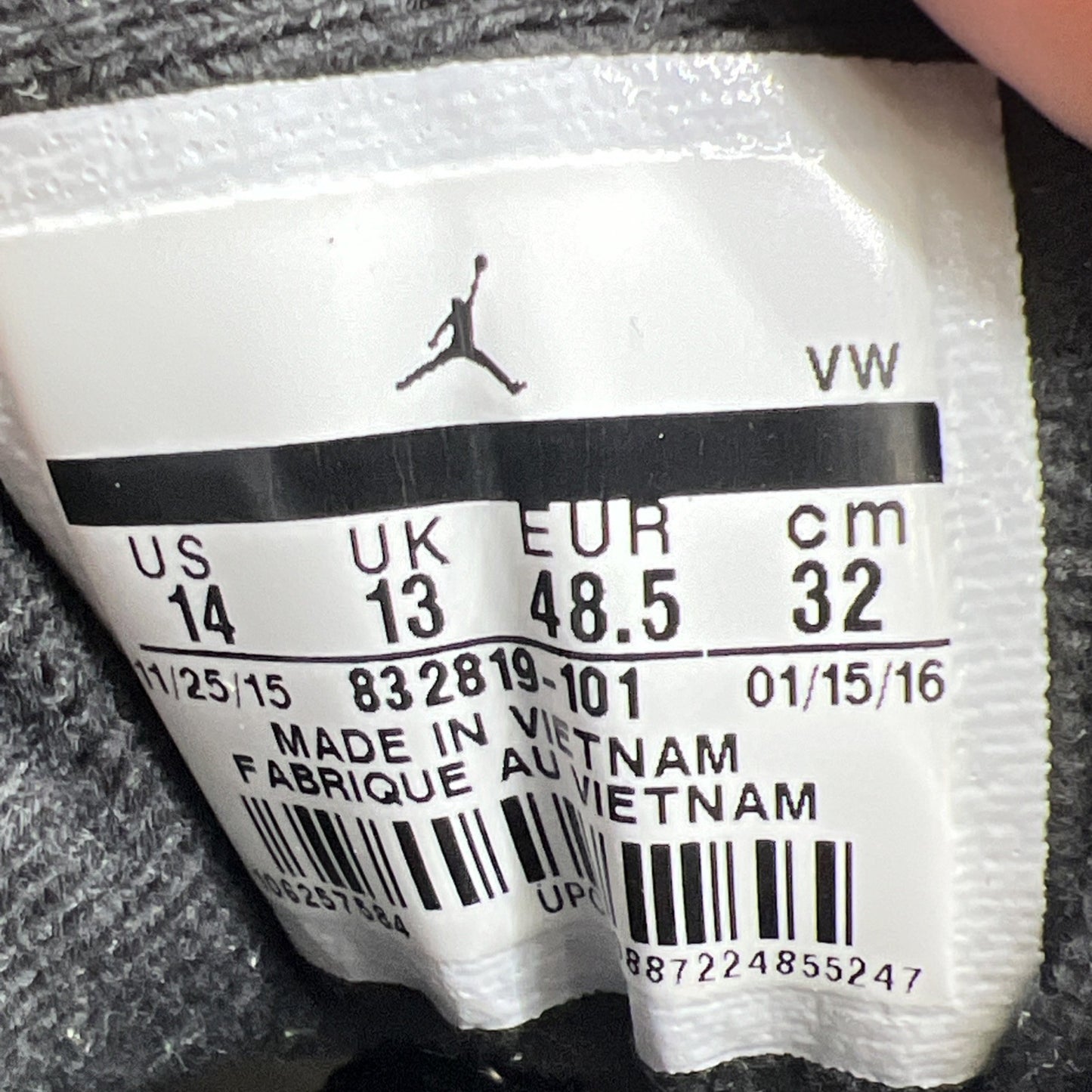 Size 14 - Air Jordan 2 Retro 2016 Low Chicago (832819-101)