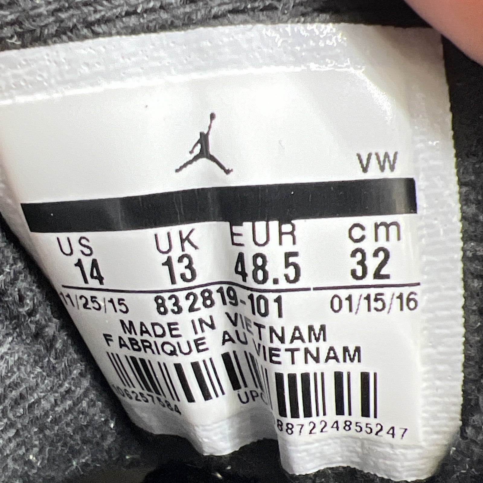 Size 14 - Air Jordan 2 Retro 2016 Low Chicago (832819-101)