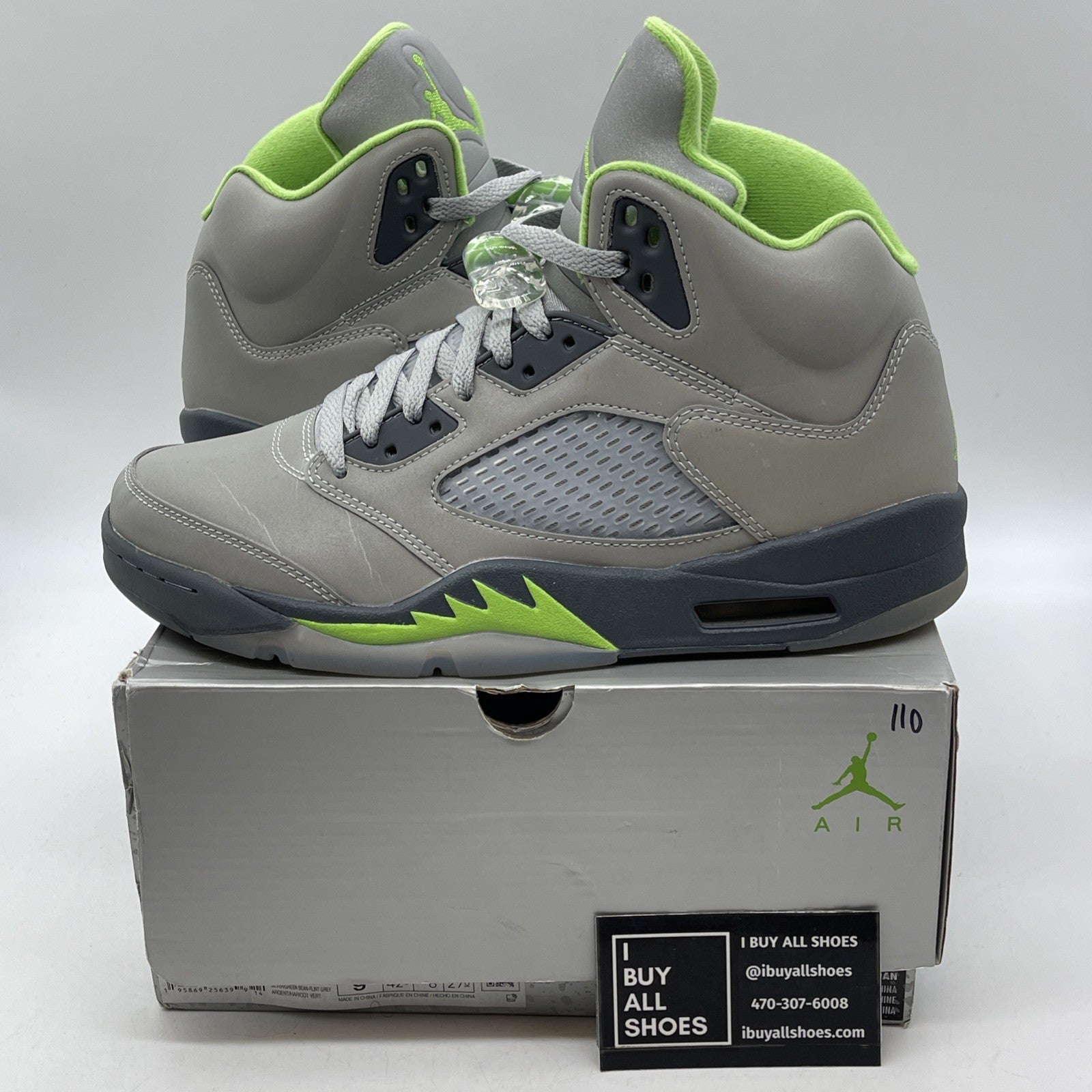 Size 9 - Air Jordan 5 Retro Green Bean (DM9014-003)
