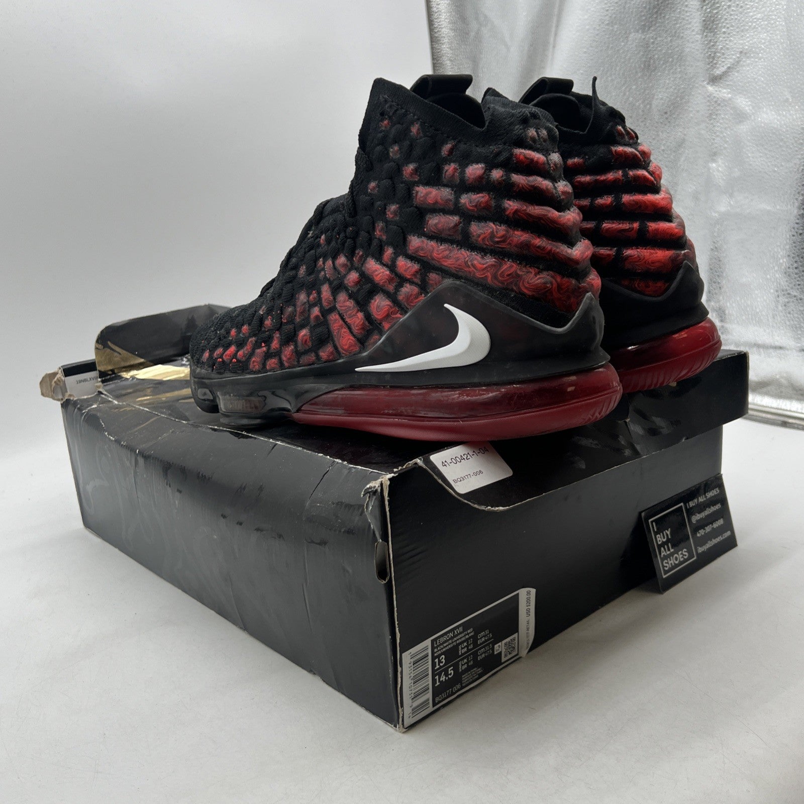 Size 13 - Nike LeBron 17 Infrared VI (BQ3177-006)