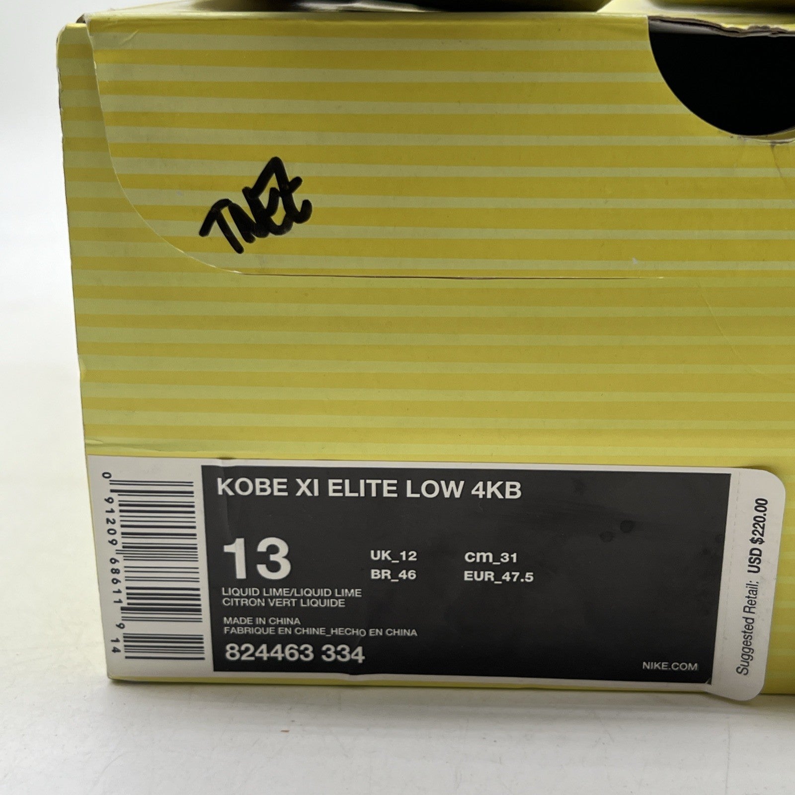 Size 13 - Nike Kobe 11 Elite 4KB Low Ghost of Christmas Past (824463-334)