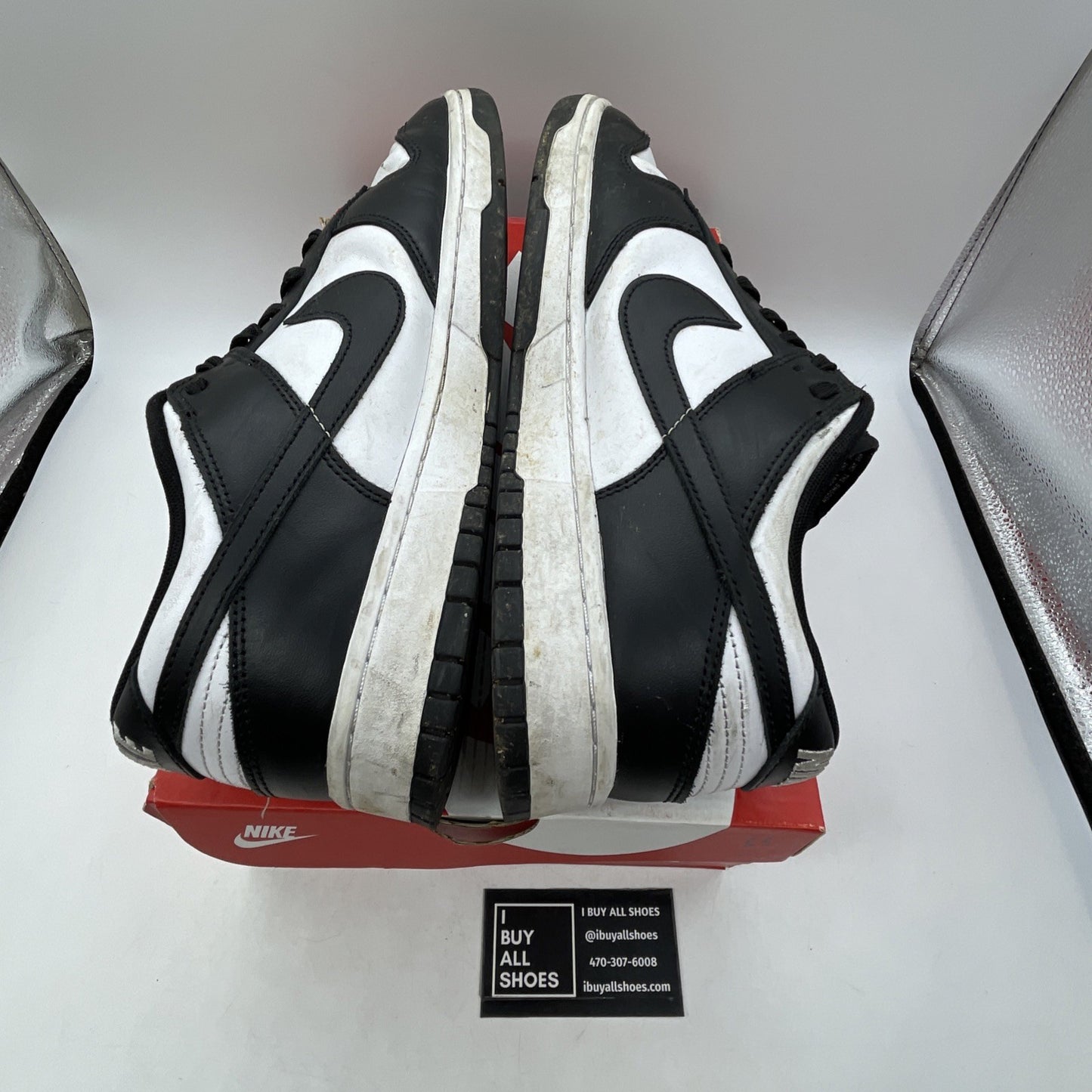 Size 12 - Nike Dunk Low Black White (DD1391-100)