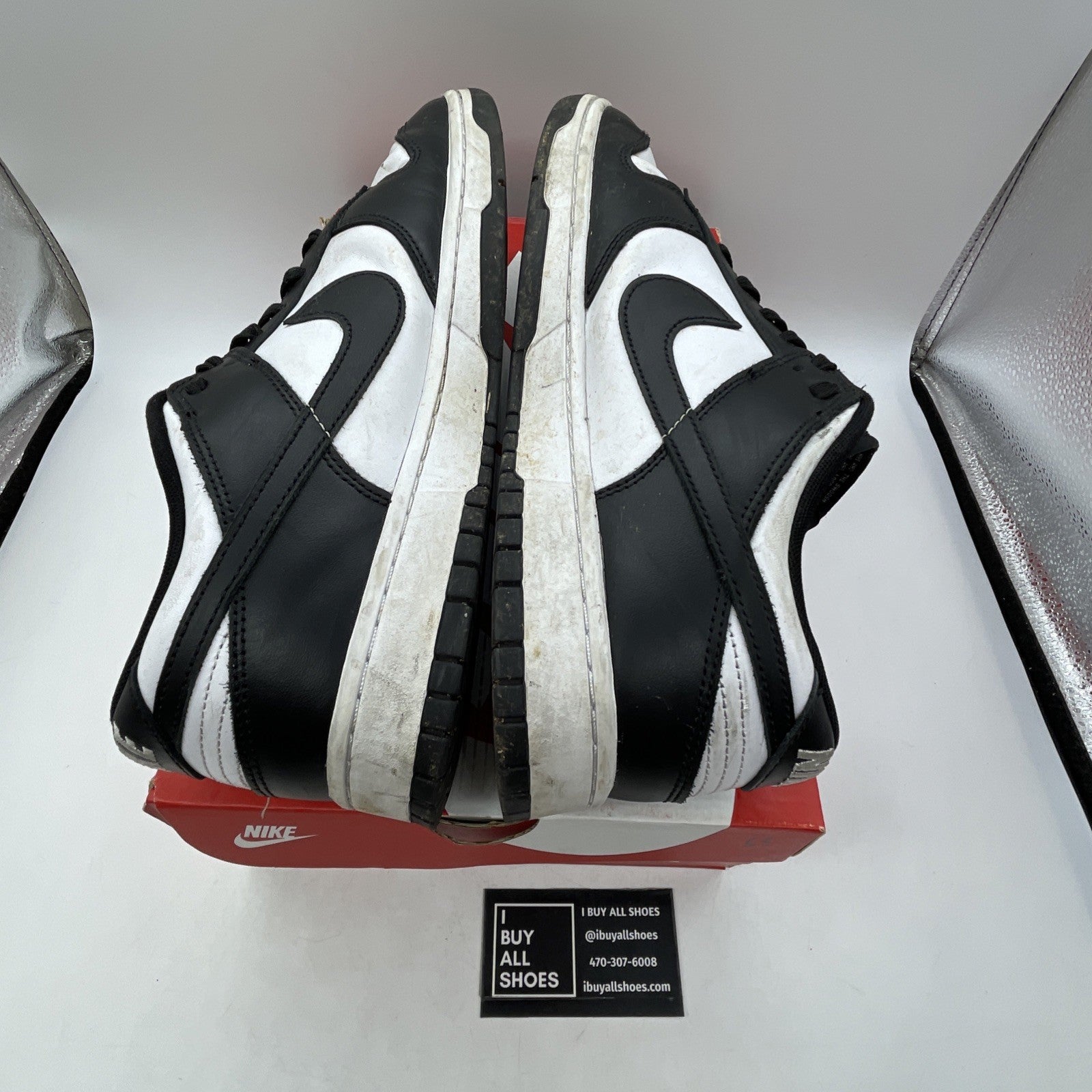 Size 12 - Nike Dunk Low Black White (DD1391-100)