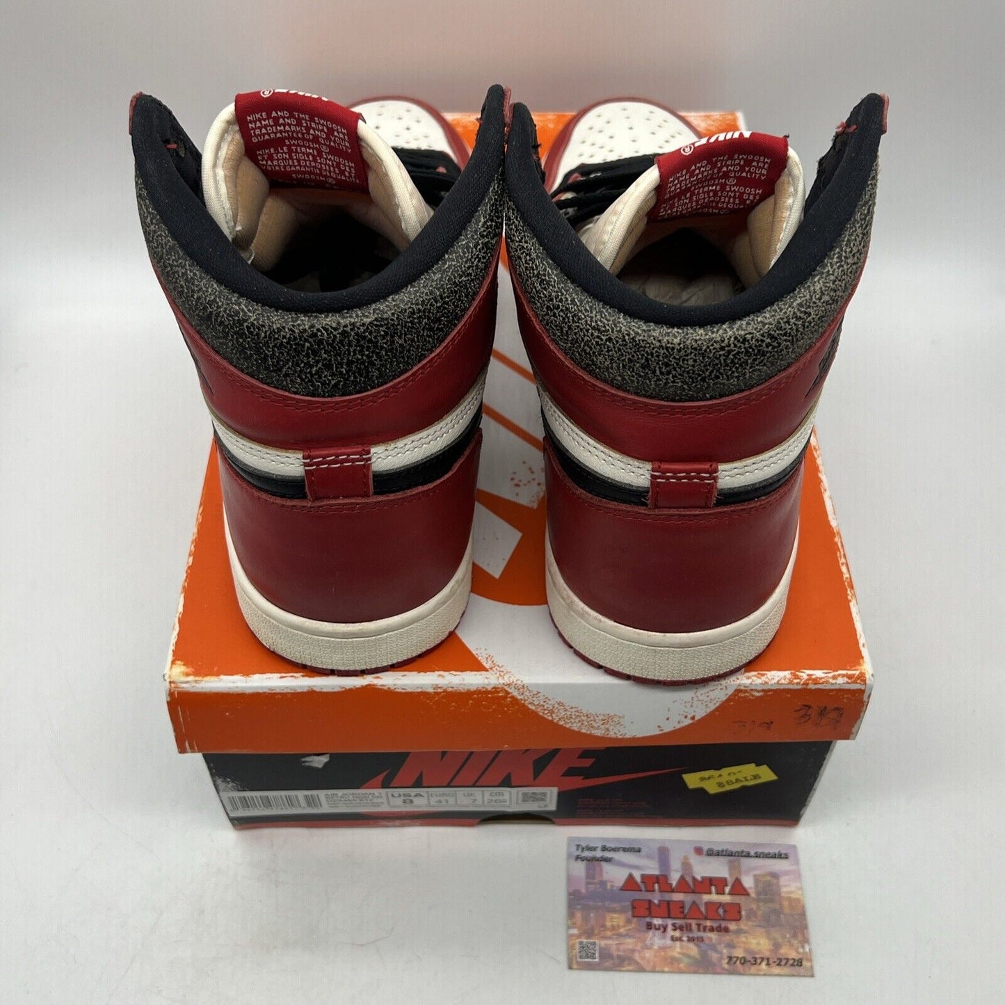 Size 8 - Jordan 1 Retro High OG Chicago Reimagined Lost & Found 2022