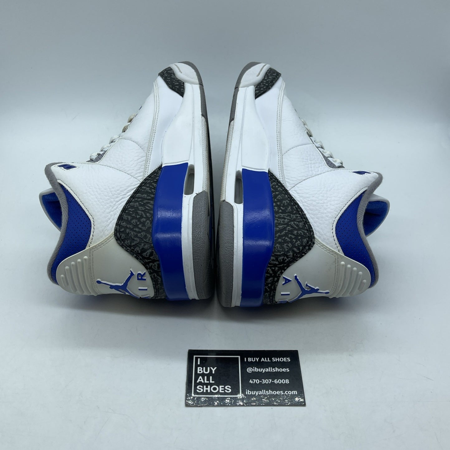 Size 10 - Jordan 3 Retro Mid Racer Blue White Suede Leather (CT8532-145)