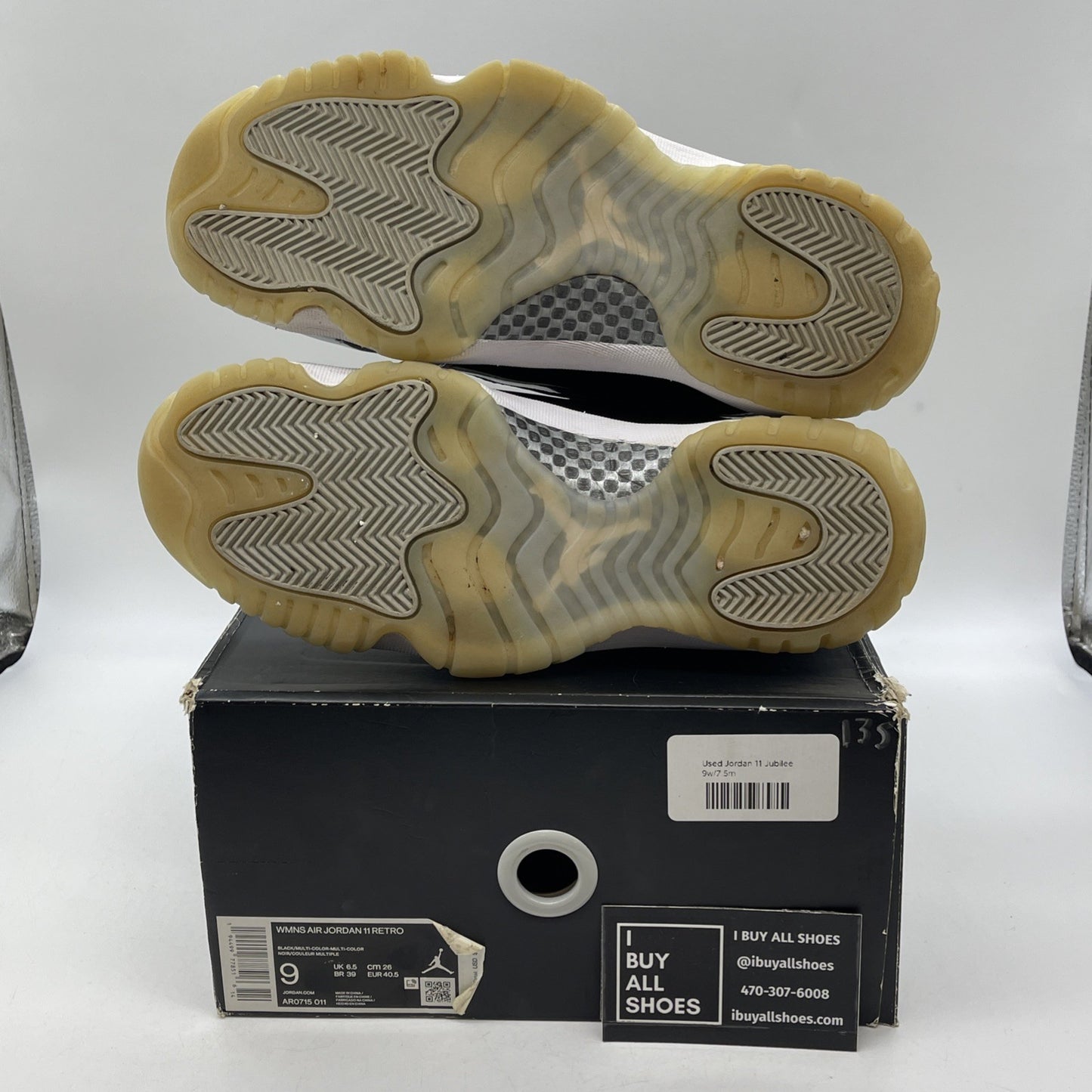 Size 9W - Air Jordan 11 Retro Jubilee / 25th Anniversary Leather (AR0715-011)