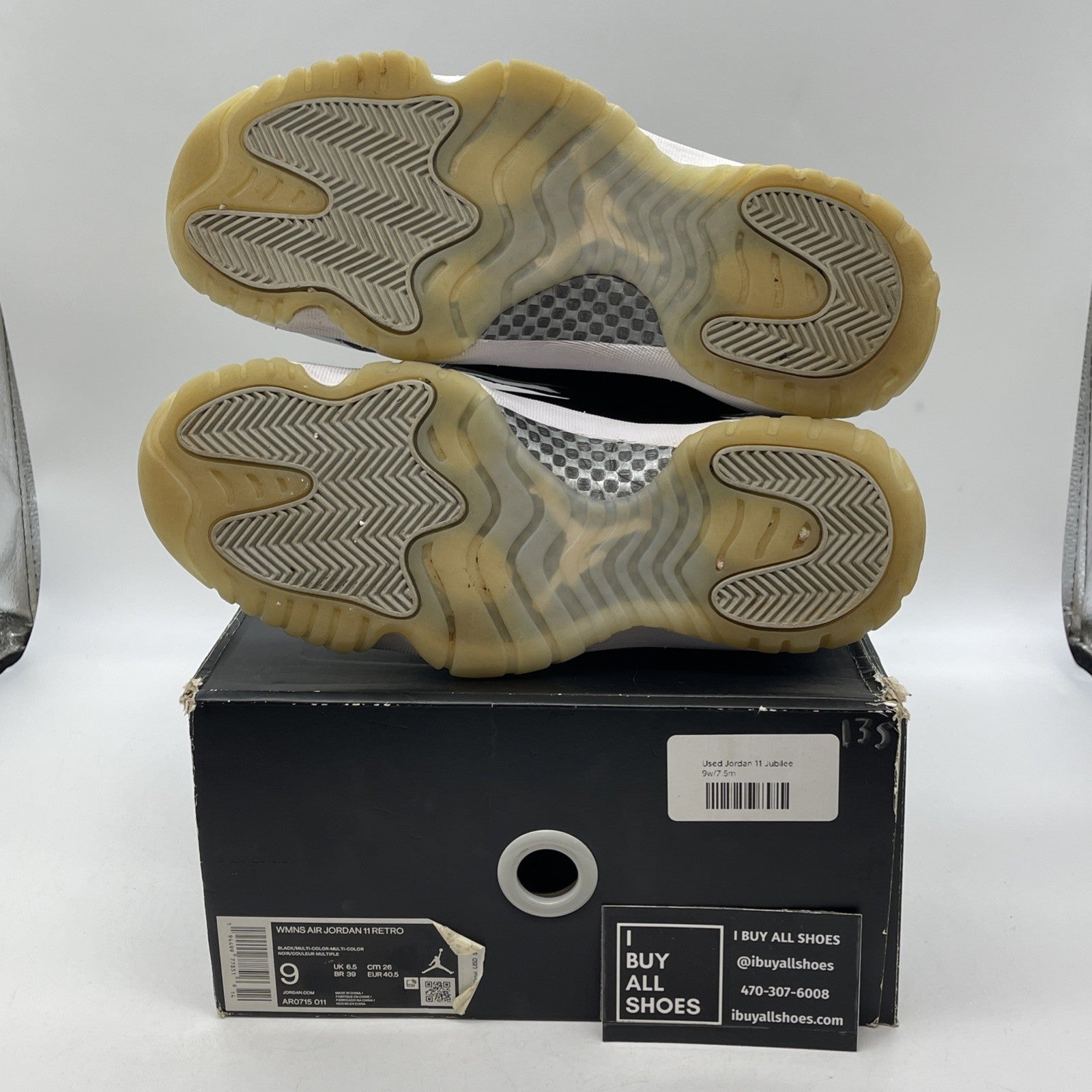 Size 9W - Air Jordan 11 Retro Jubilee / 25th Anniversary Leather (AR0715-011)
