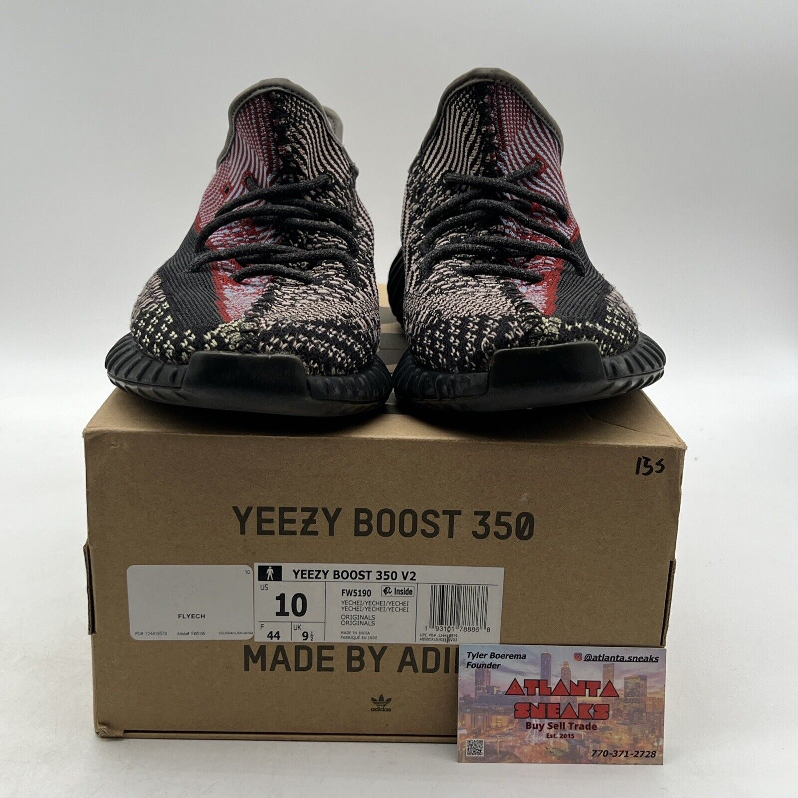 Size 10 - adidas Yeezy Boost 350 V2 Yecheil Non-Reflective (FW5160)