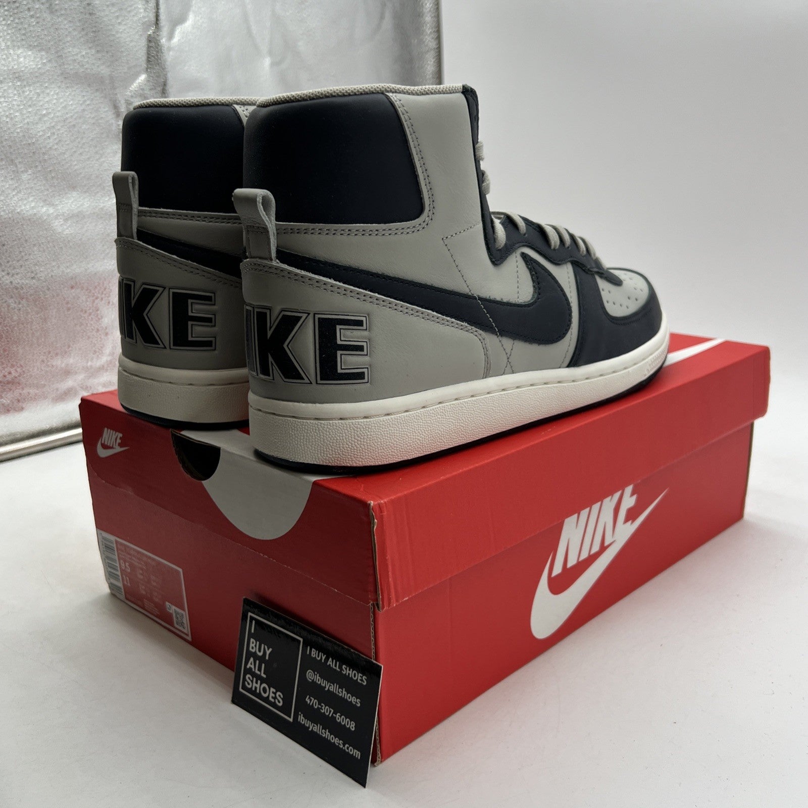 Size 9.5 - Nike Terminator High Georgetown (FB1832-001)