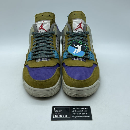 Size 10 - Jordan 4 Retro SP x Union 30th Anniversary Green Suede (DJ5718-300)
