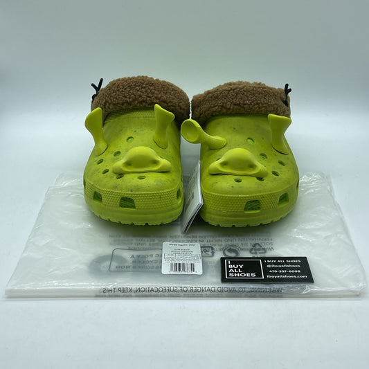 Size 12 - DreamWorks x Crocs Classic Clog Shrek Green Brown Suede (209373-3TX )